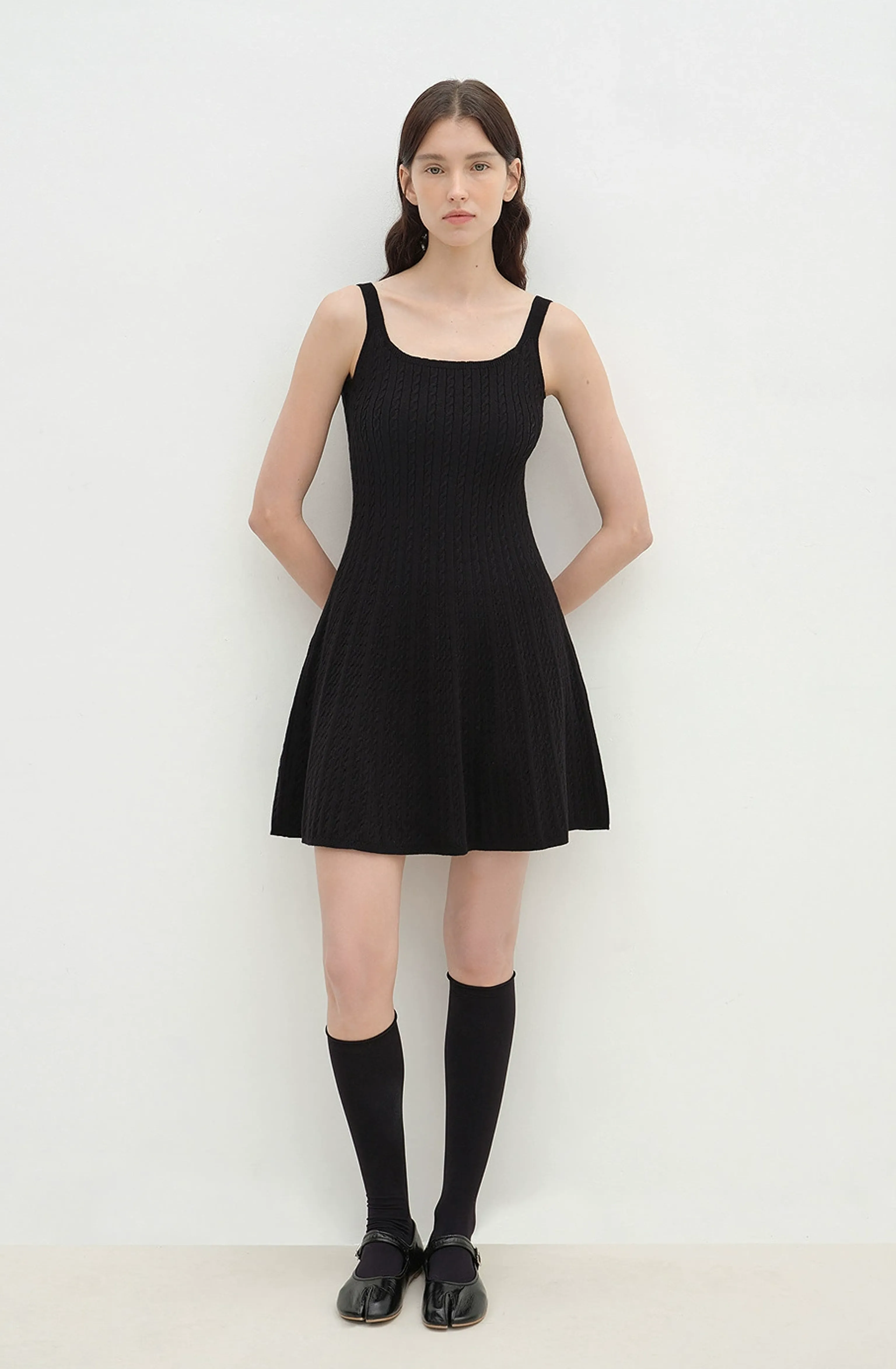 Cloud Ballet Cable-Knit Mini Dress - Image 2
