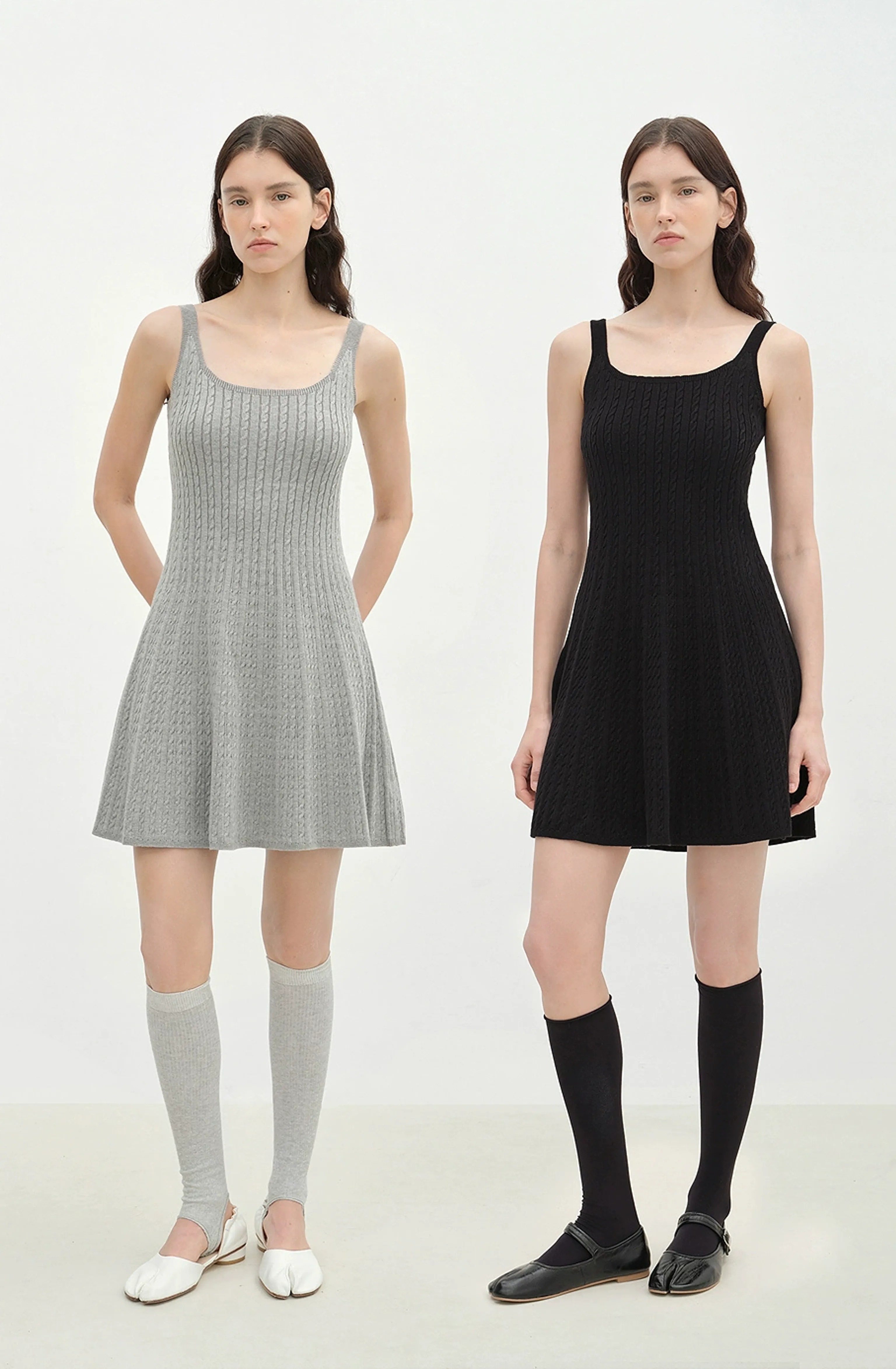 Cloud Ballet Cable-Knit Mini Dress - Image 5