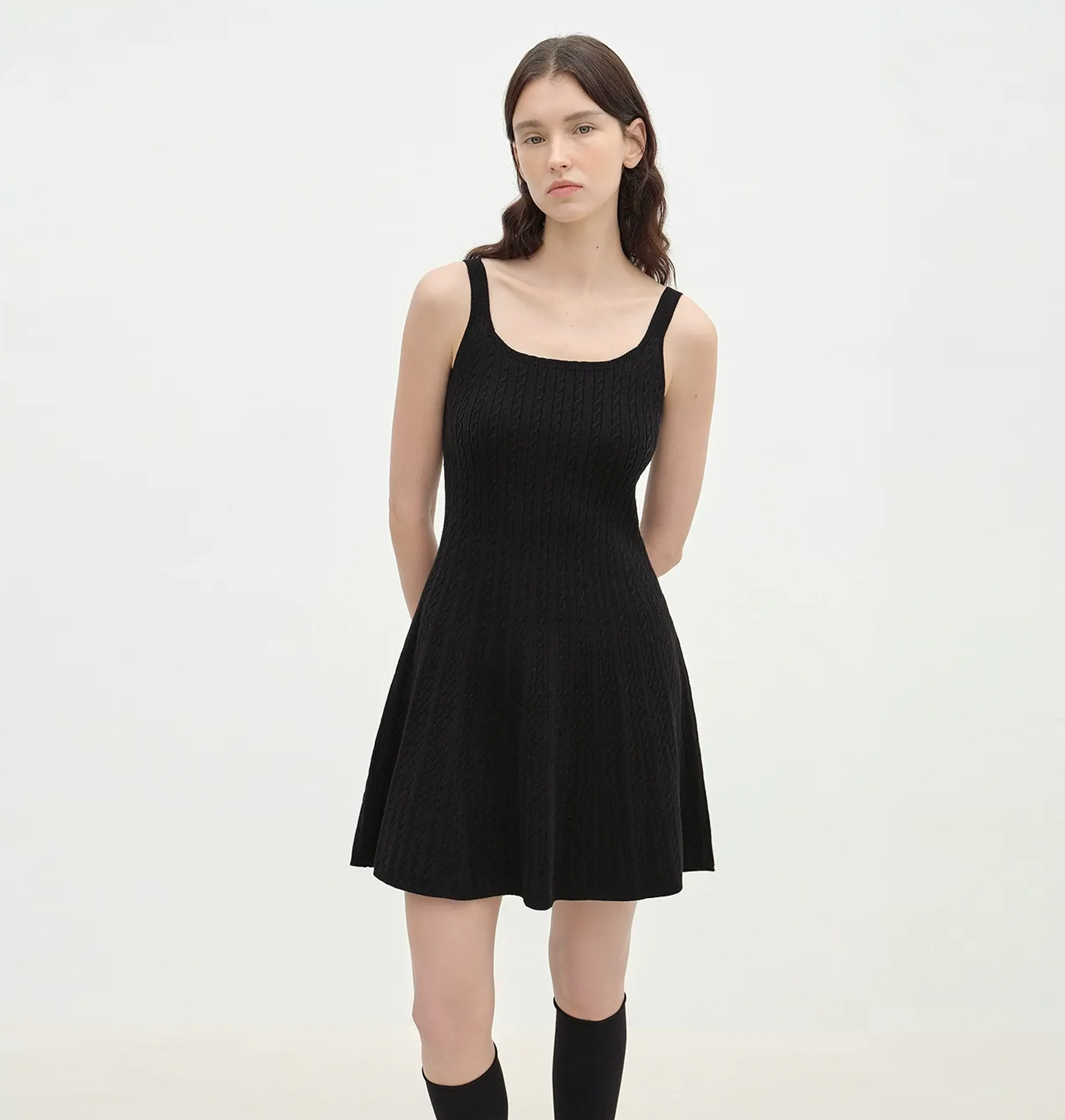 Cloud Ballet Cable-Knit Mini Dress - Image 7
