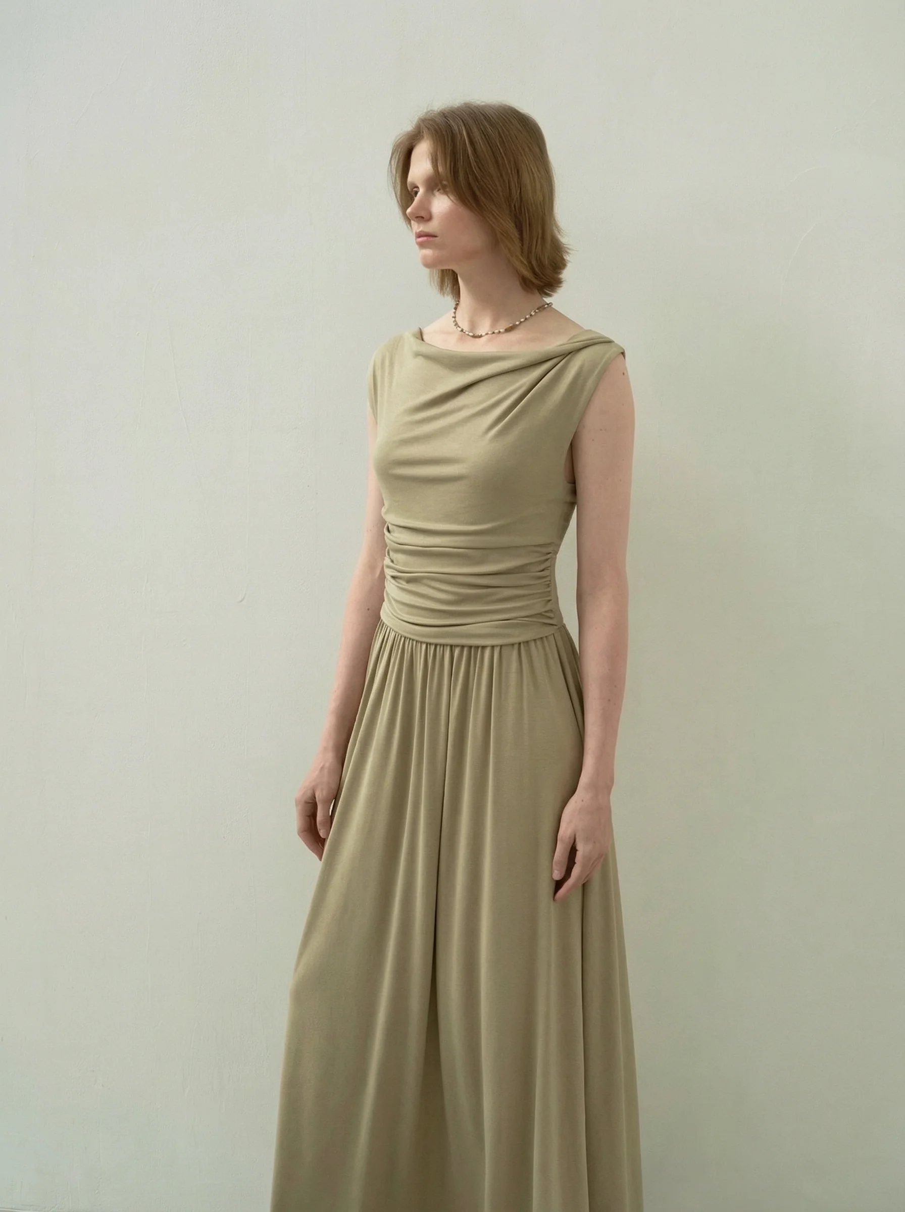 Cloud Drape Maxi Dress - Image 5