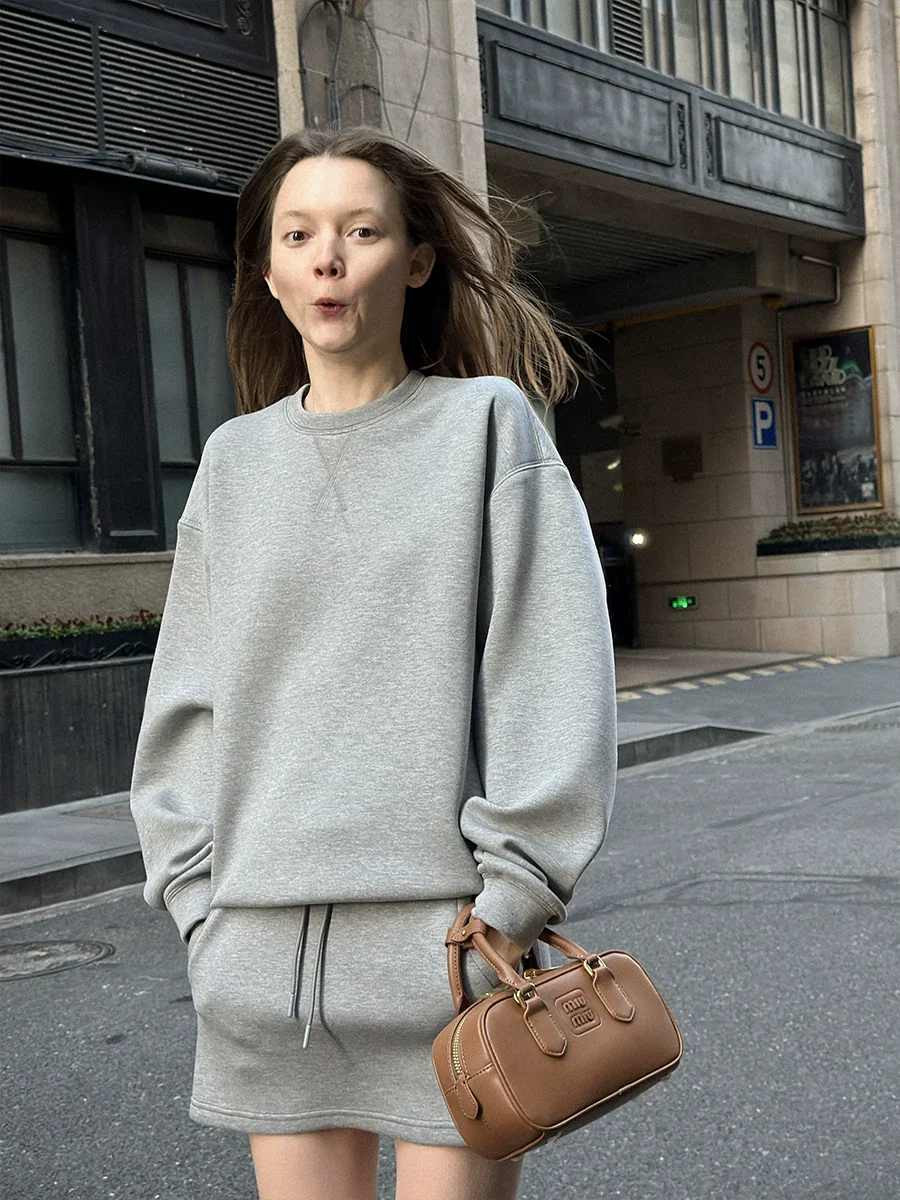 Cloud Grey Loungewear Set - Image 2