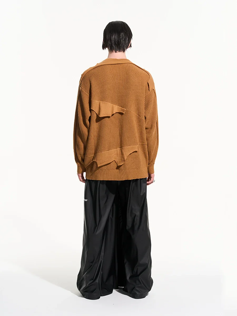 Cloud Two-Tone Textured Sweater - Image 2
