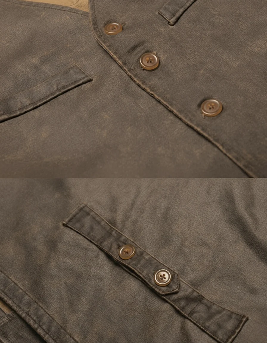 Coated Canvas Utility Vest - Image 7