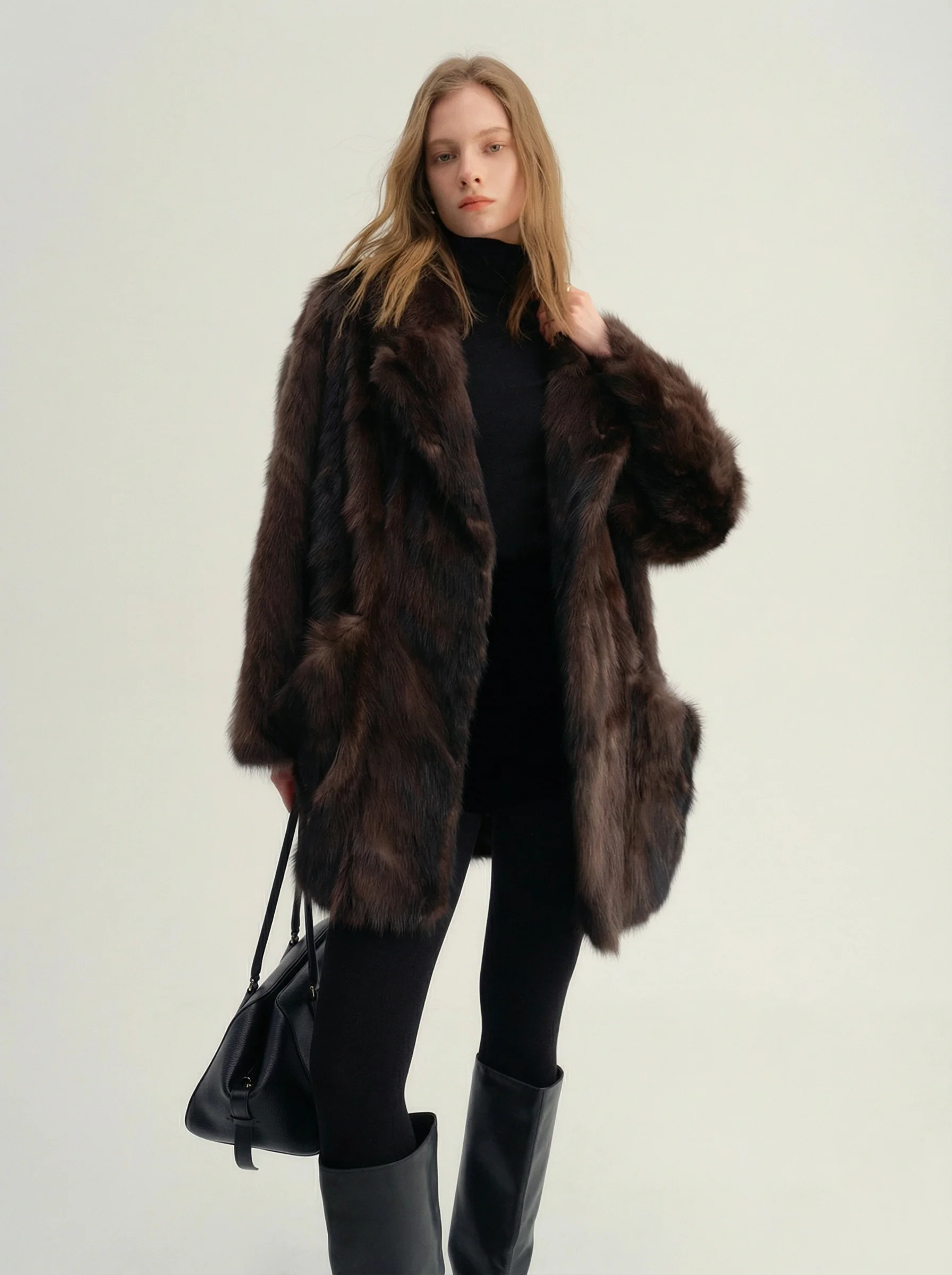 Cocoon Sable Coat - Image 3