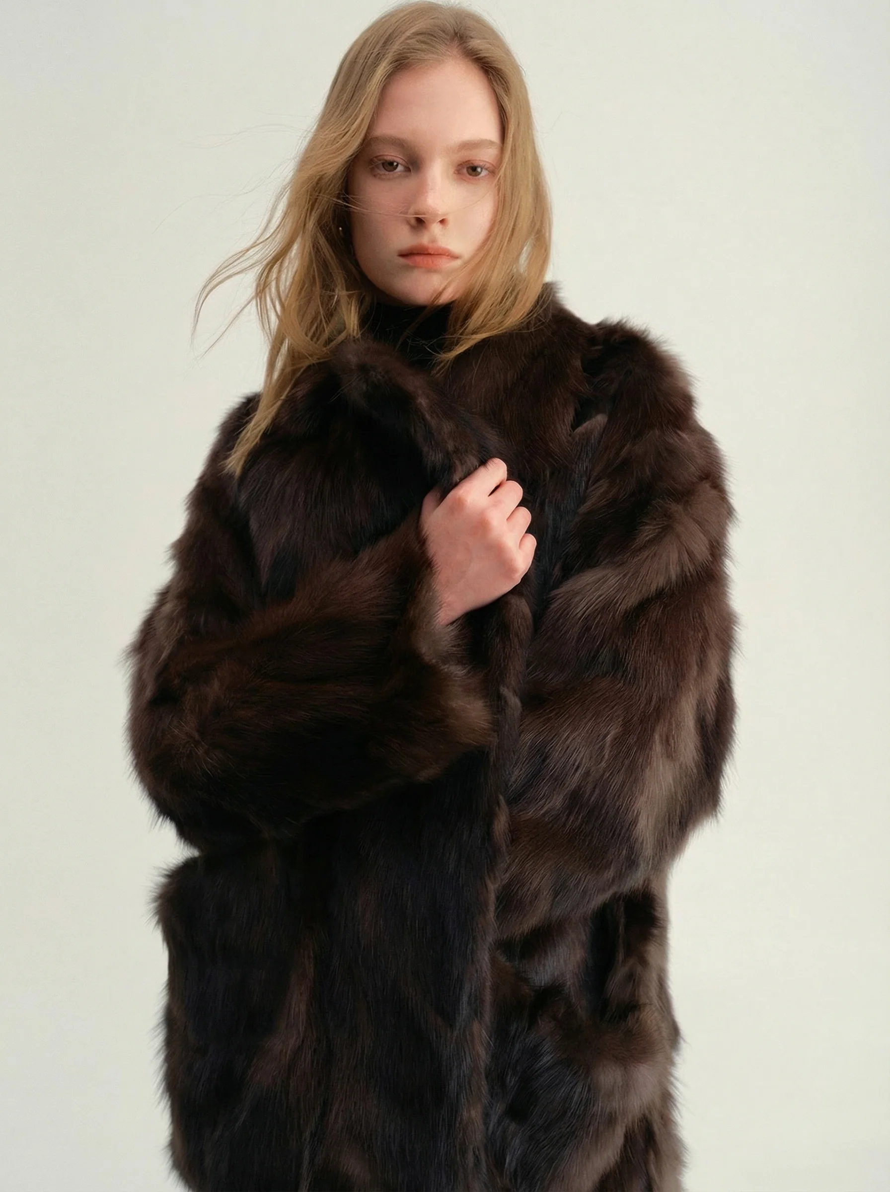 Cocoon Sable Coat - Image 4