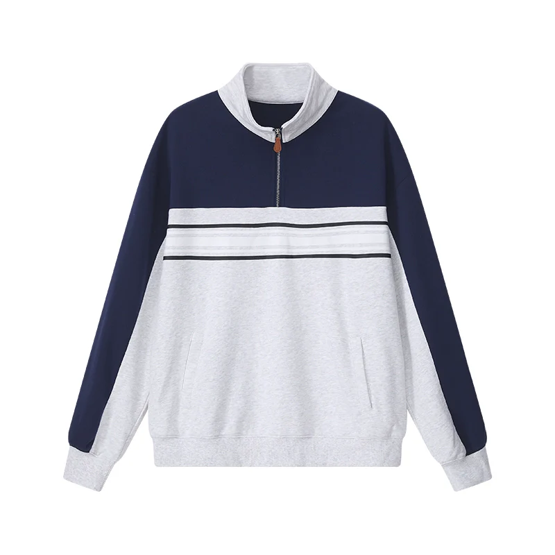 Color-Block Half-Zip Sweatshirt - Image 5