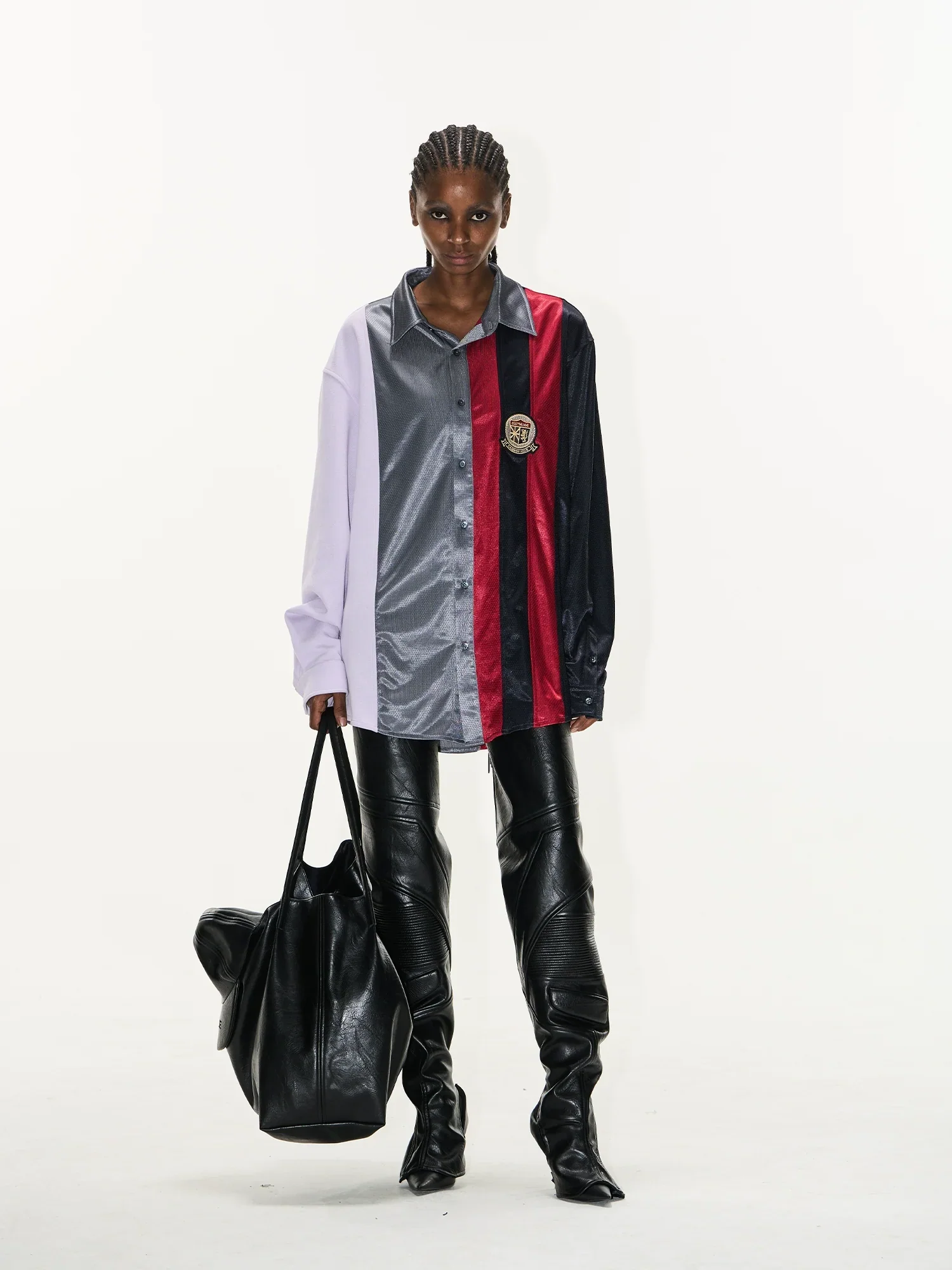 Colorblock Crest Shirt - Image 4