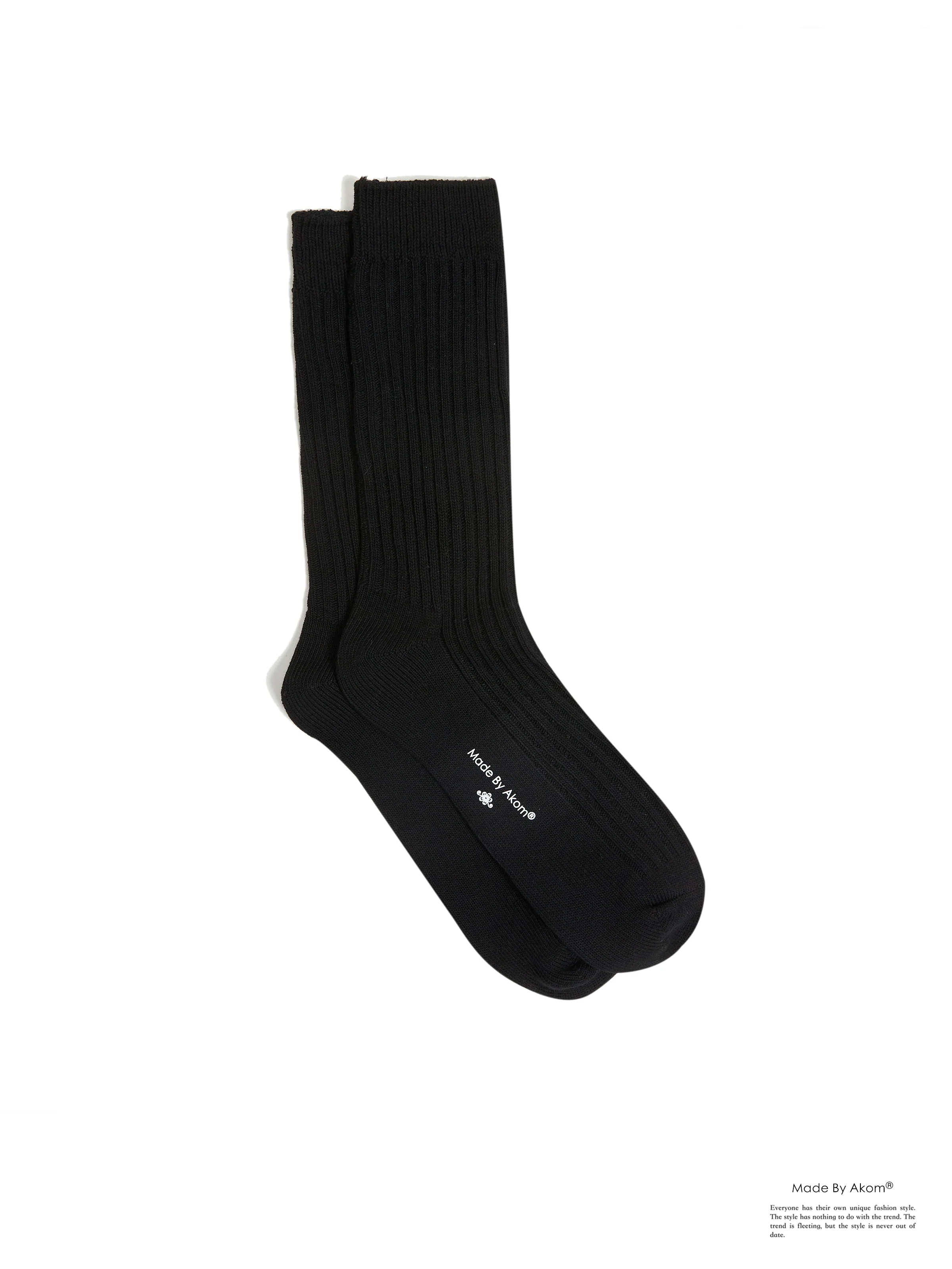 Combed Cotton Crew Socks - Image 3