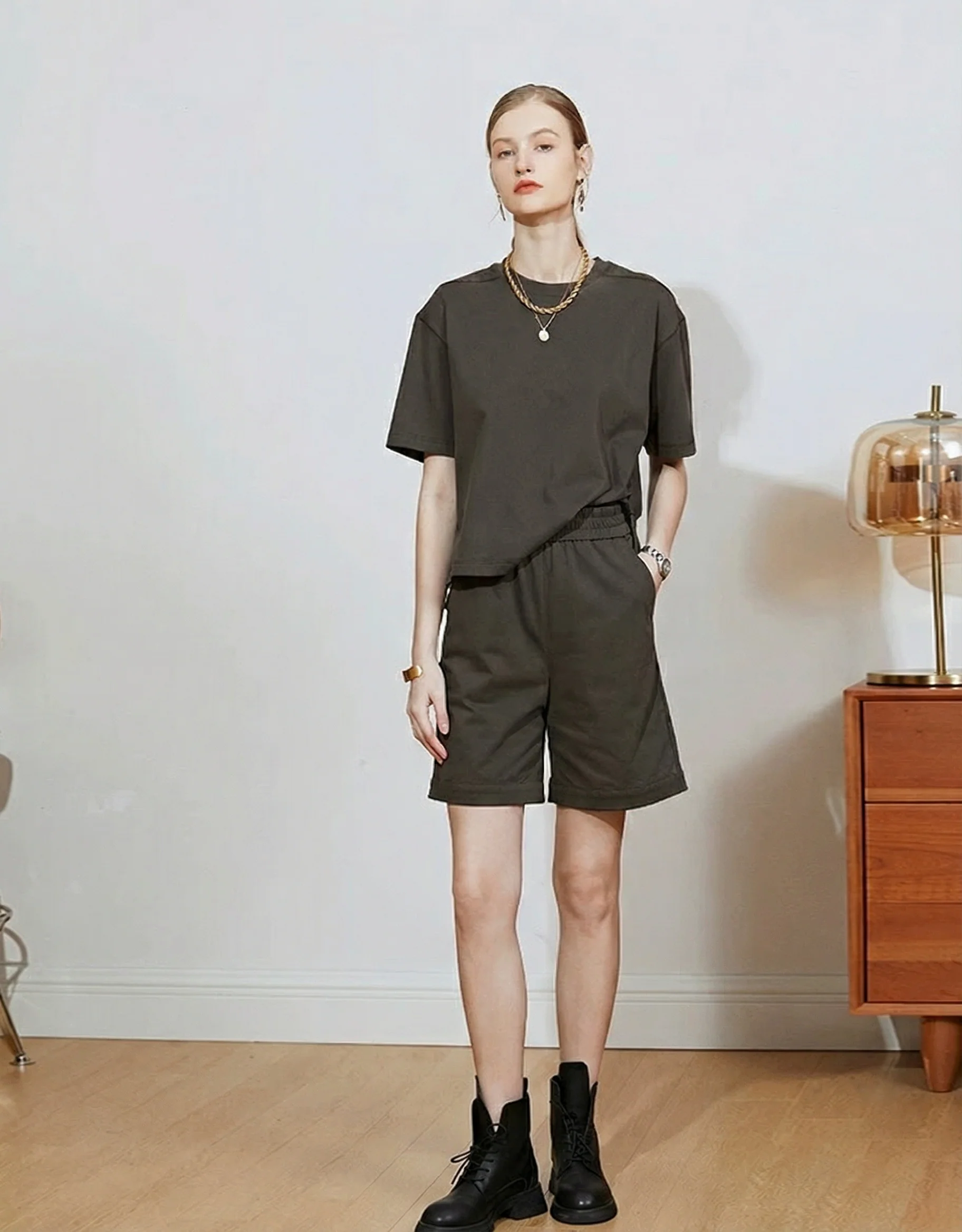 Combed Cotton Lounge Set - Image 4