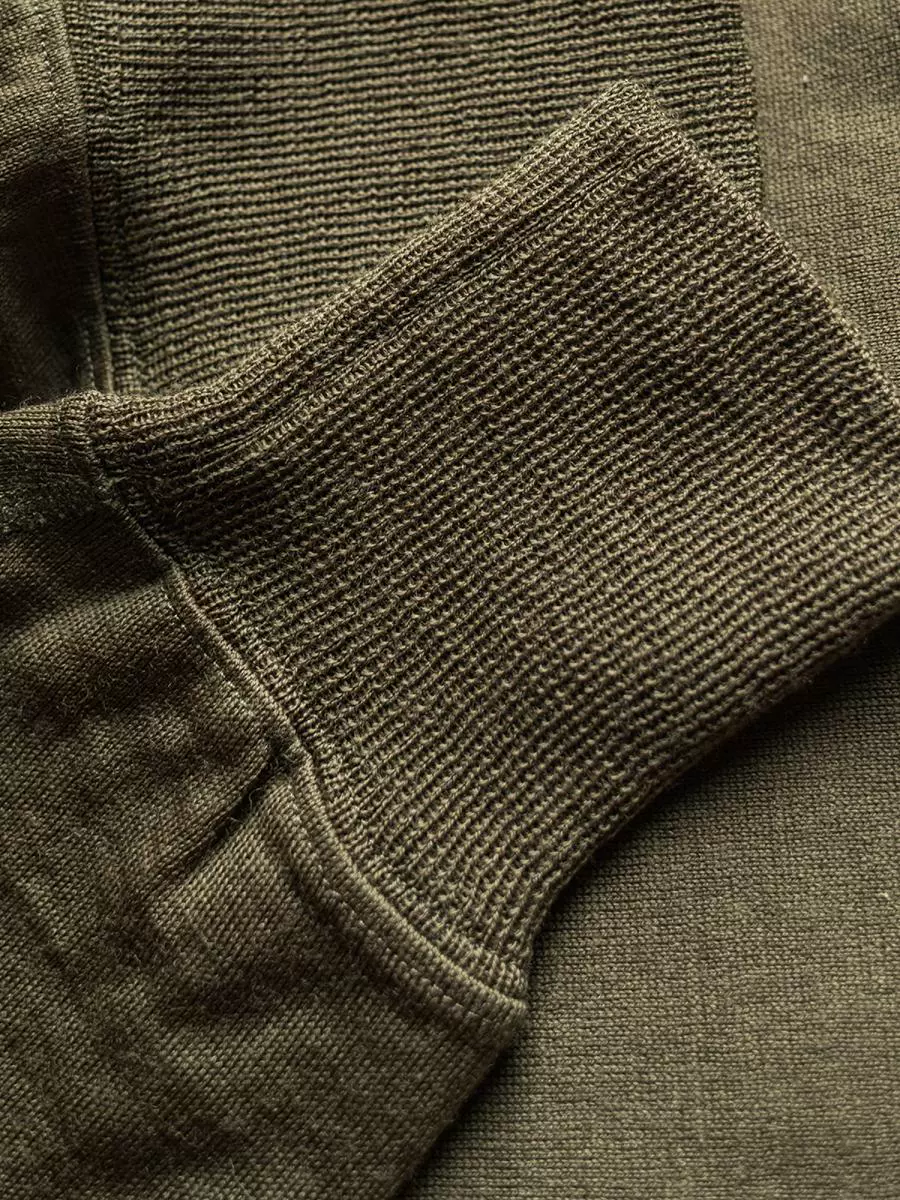 Combed Wool Henley Sweater - Image 4