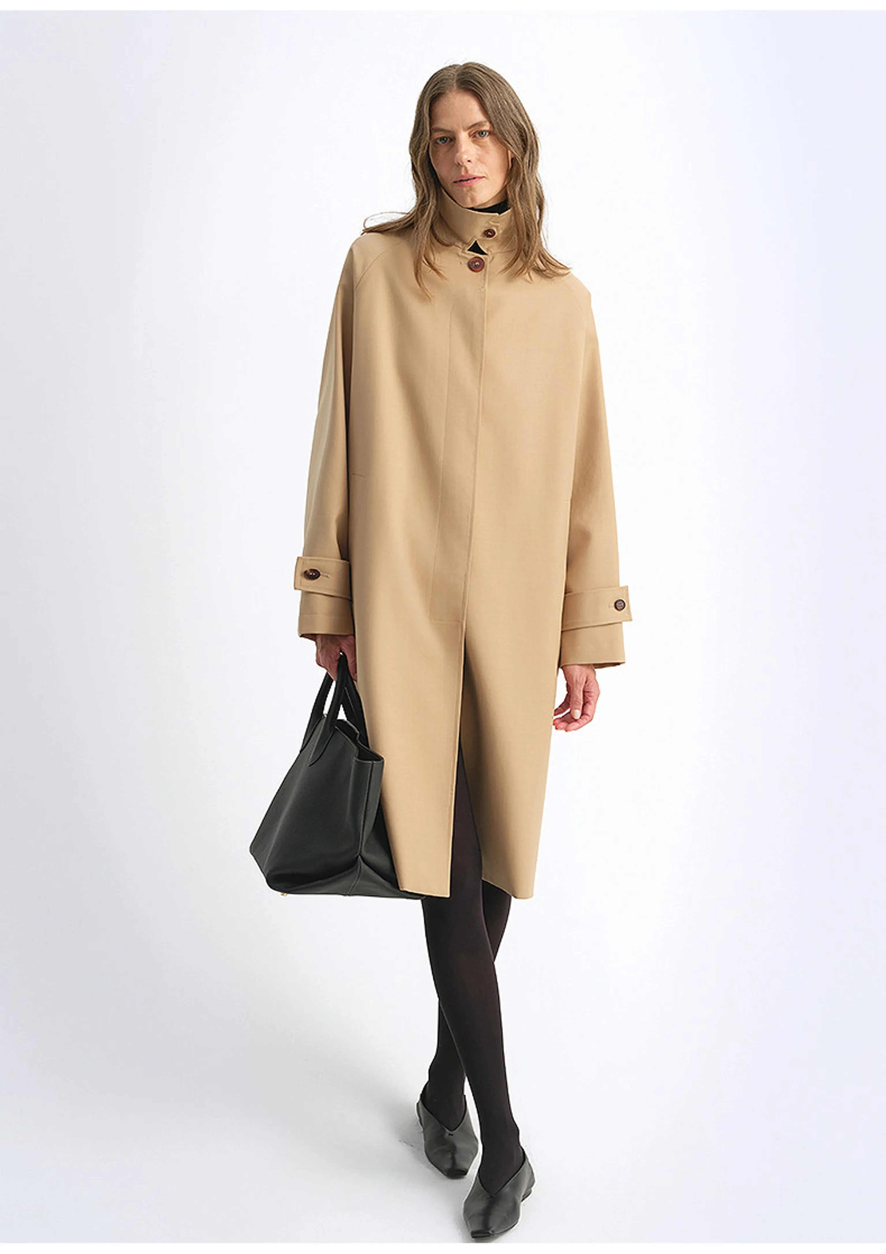 Concealed Button Coat - Image 11