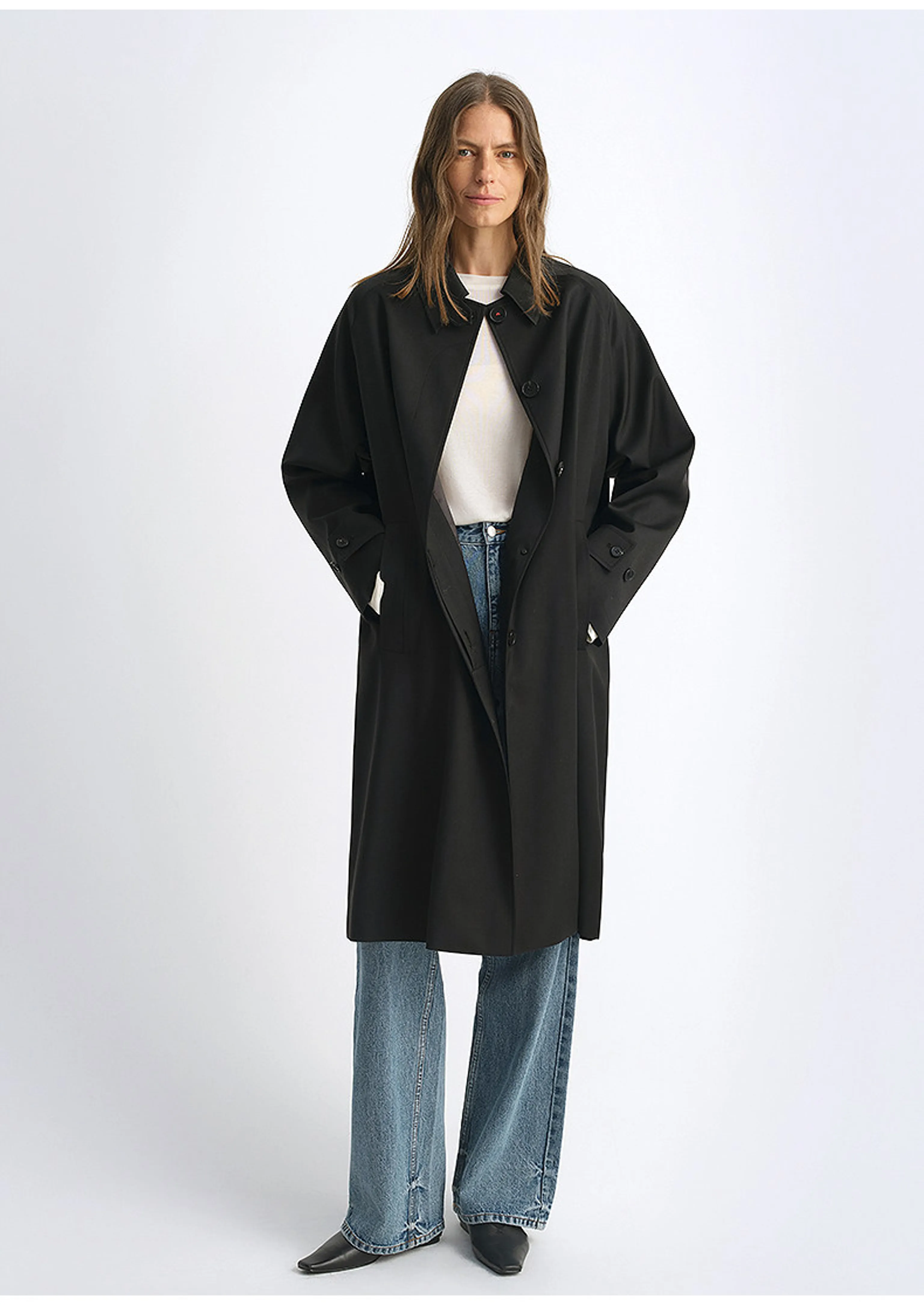 Concealed Button Coat - Image 13