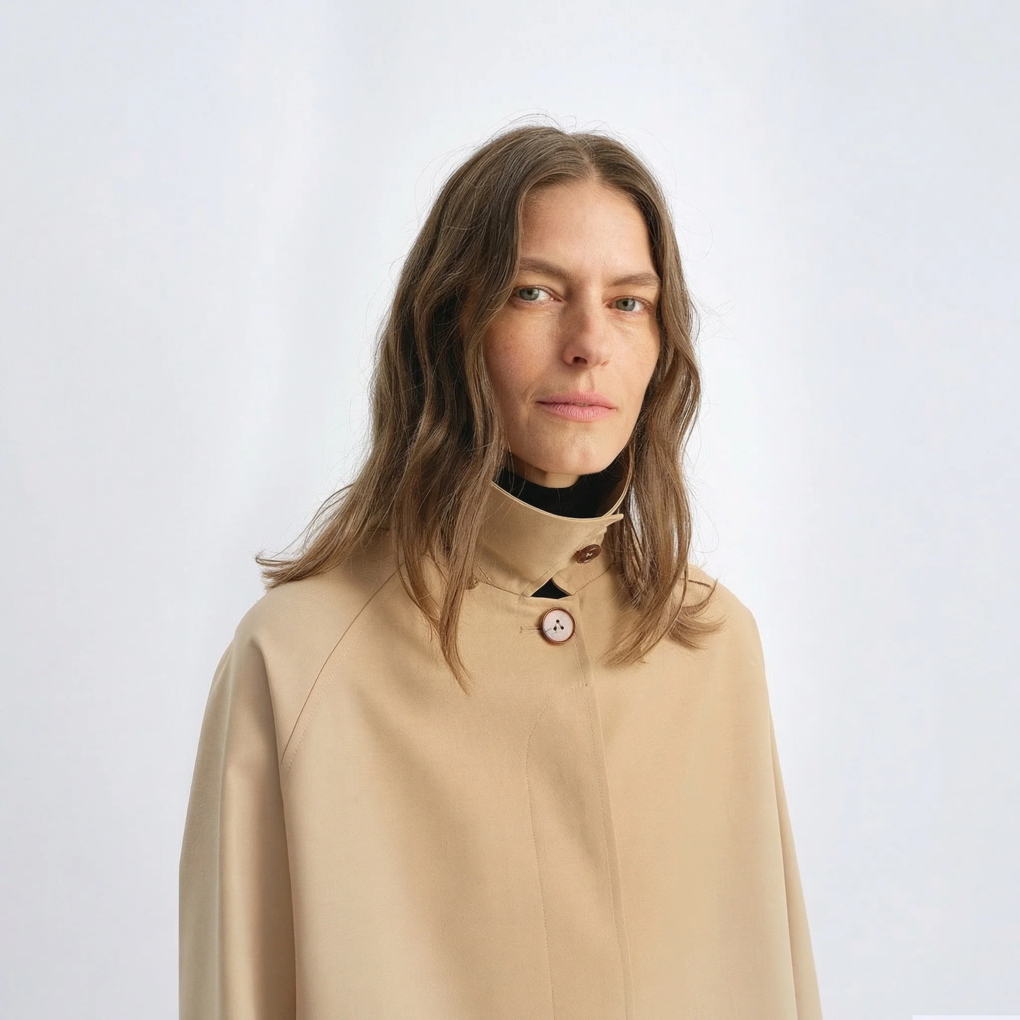 Concealed Button Coat - Image 3