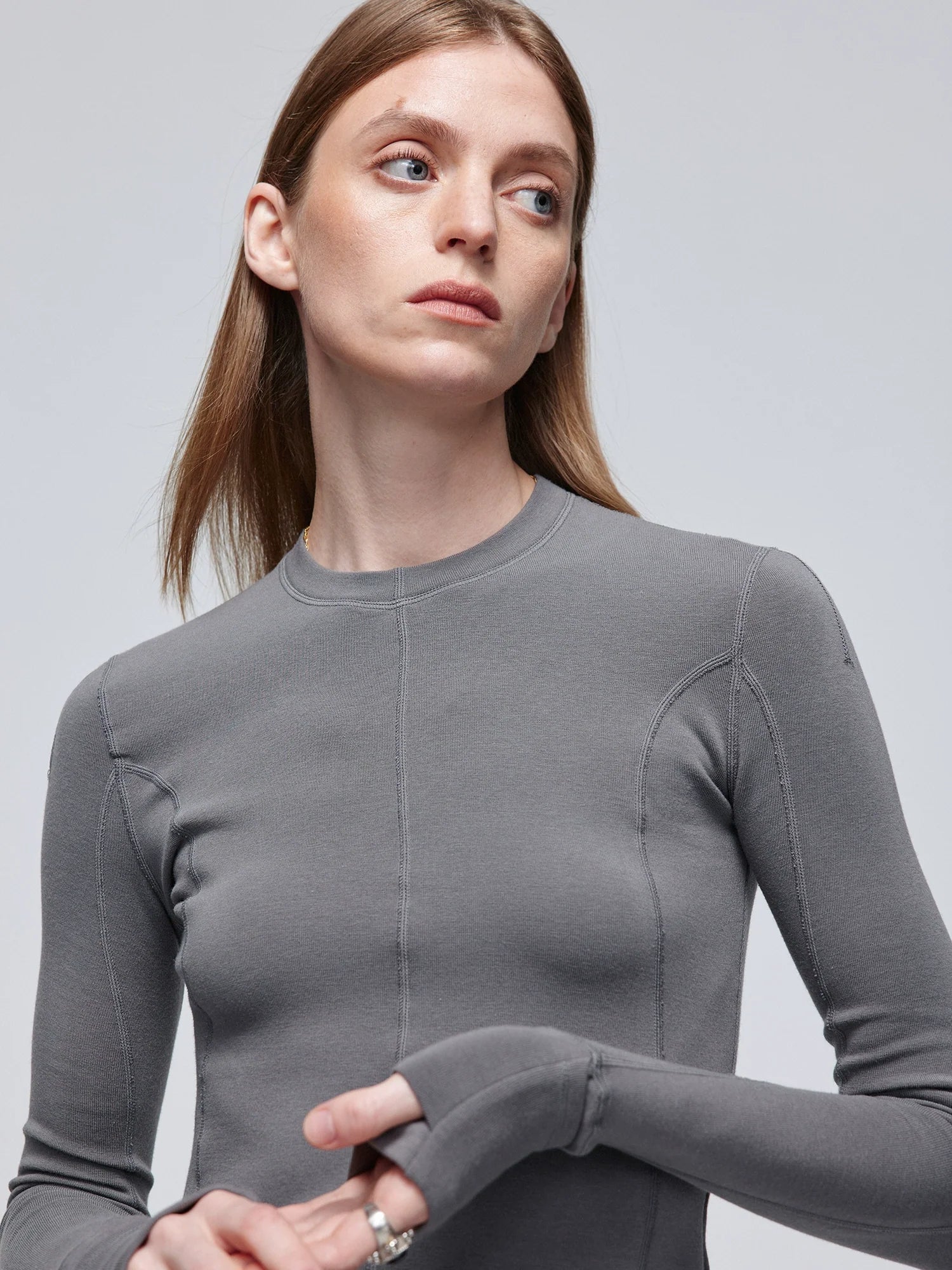 Contour Seam Long Sleeve Top - Image 5