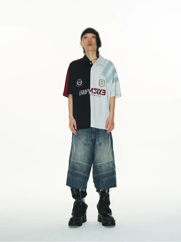 Contrast Color-Block Polo - Image 4