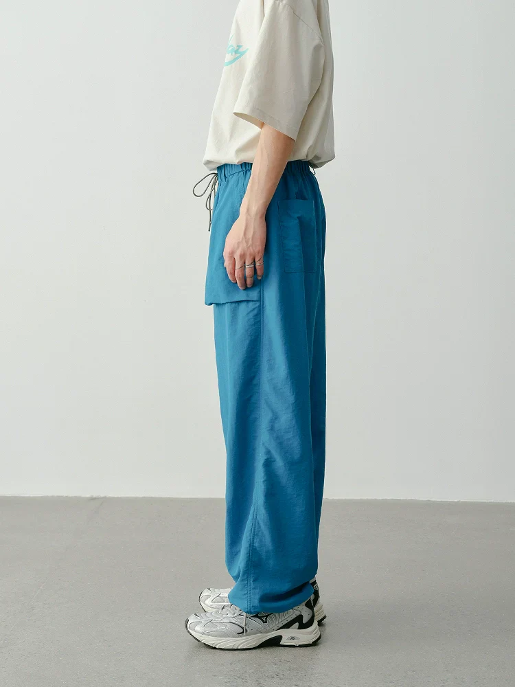 Contrast Drawstring Trousers - Image 3