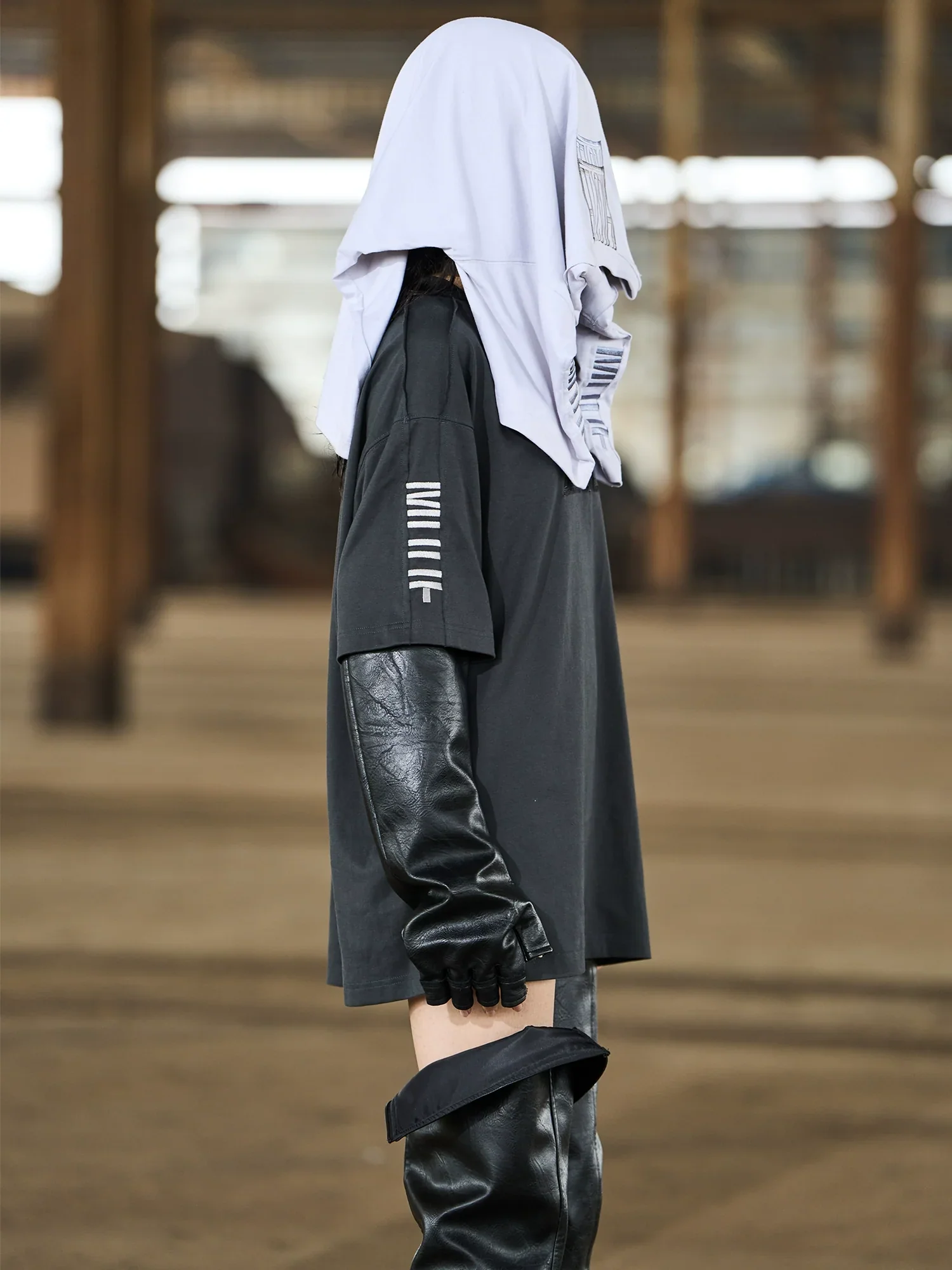 Contrast Embroidered T-Shirt - Image 2