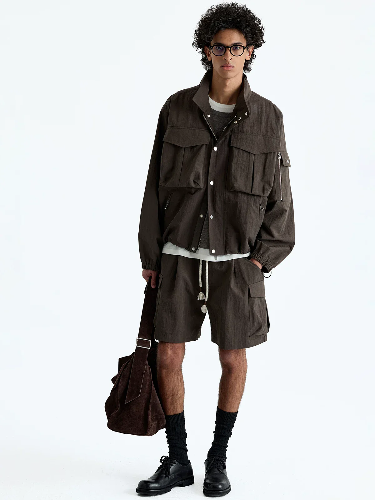 Contrast Layered Knit Vest Set - Image 2
