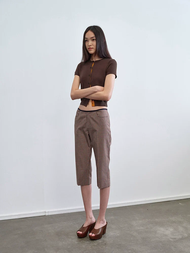 Contrast Placket Wool Cardigan - Image 5