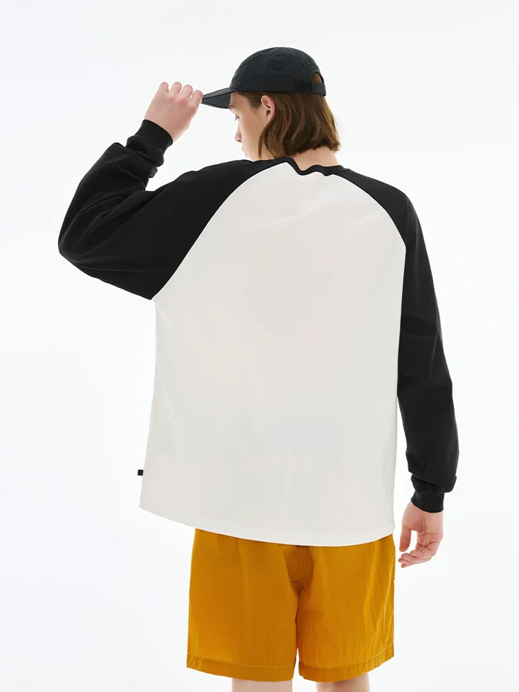 Contrast Raglan Long-Sleeve Tee - Image 4