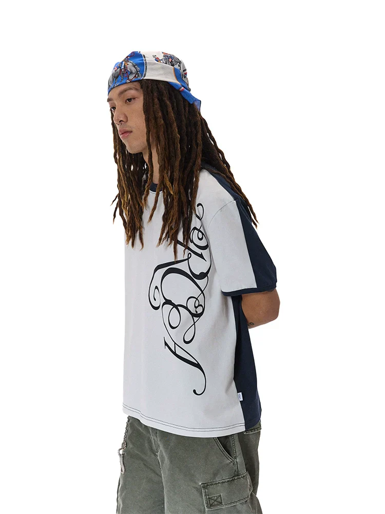 Contrast Script Ringer Tee - Image 3