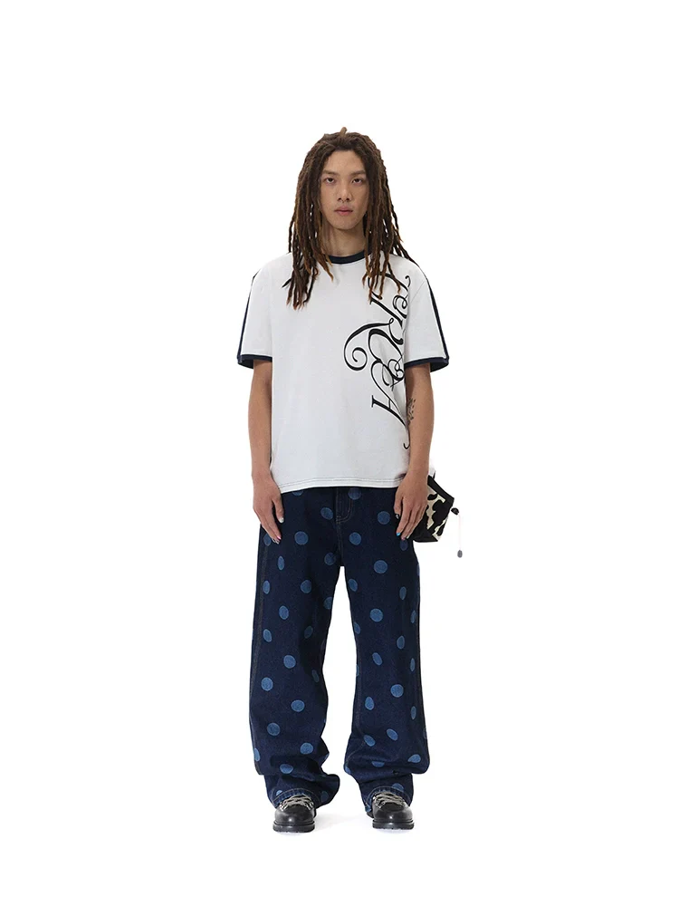 Contrast Script Ringer Tee - Image 4