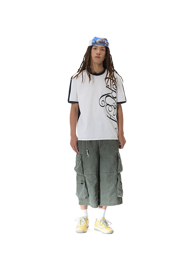 Contrast Script Ringer Tee - Image 5