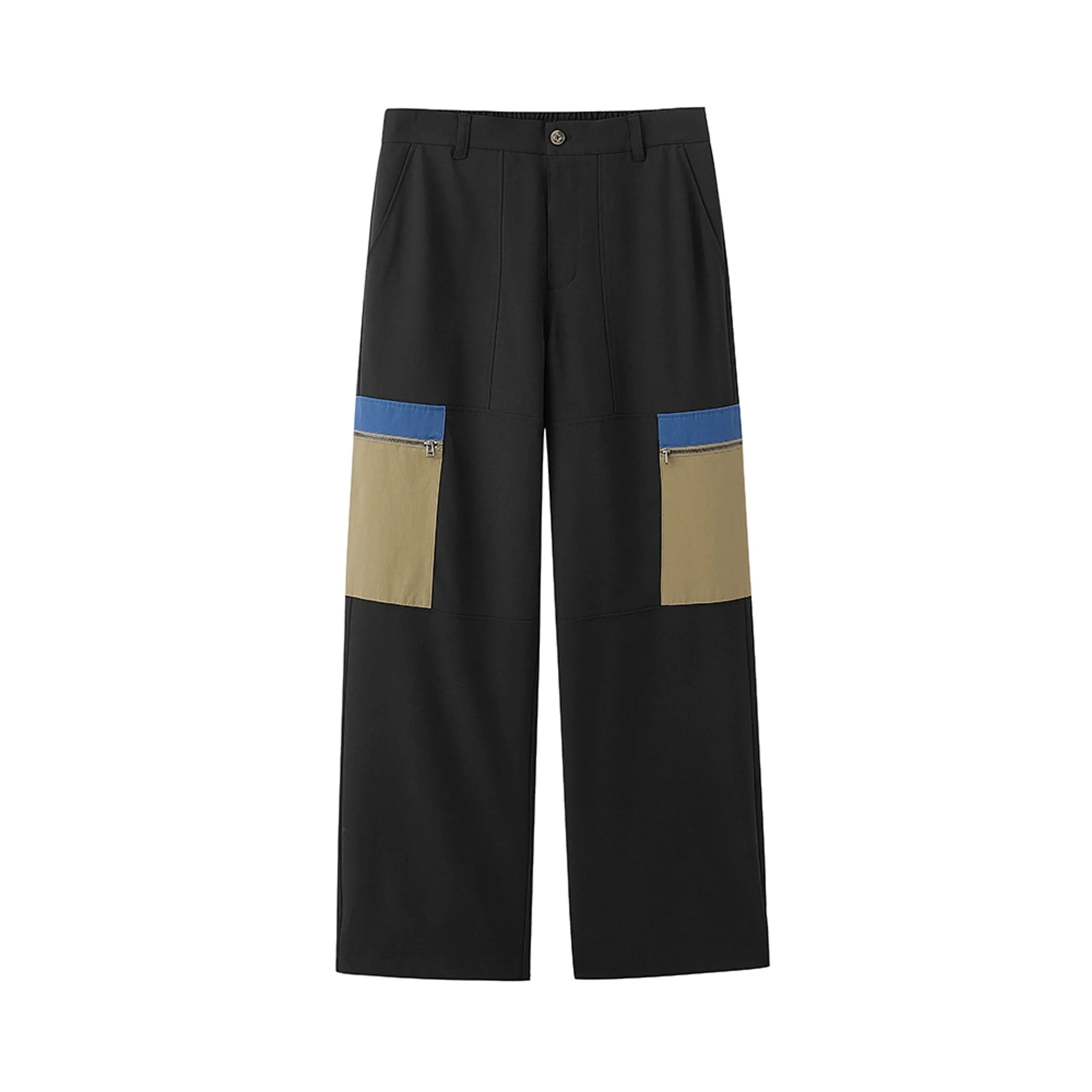 Contrast Stitch Cargo Pants - Image 4