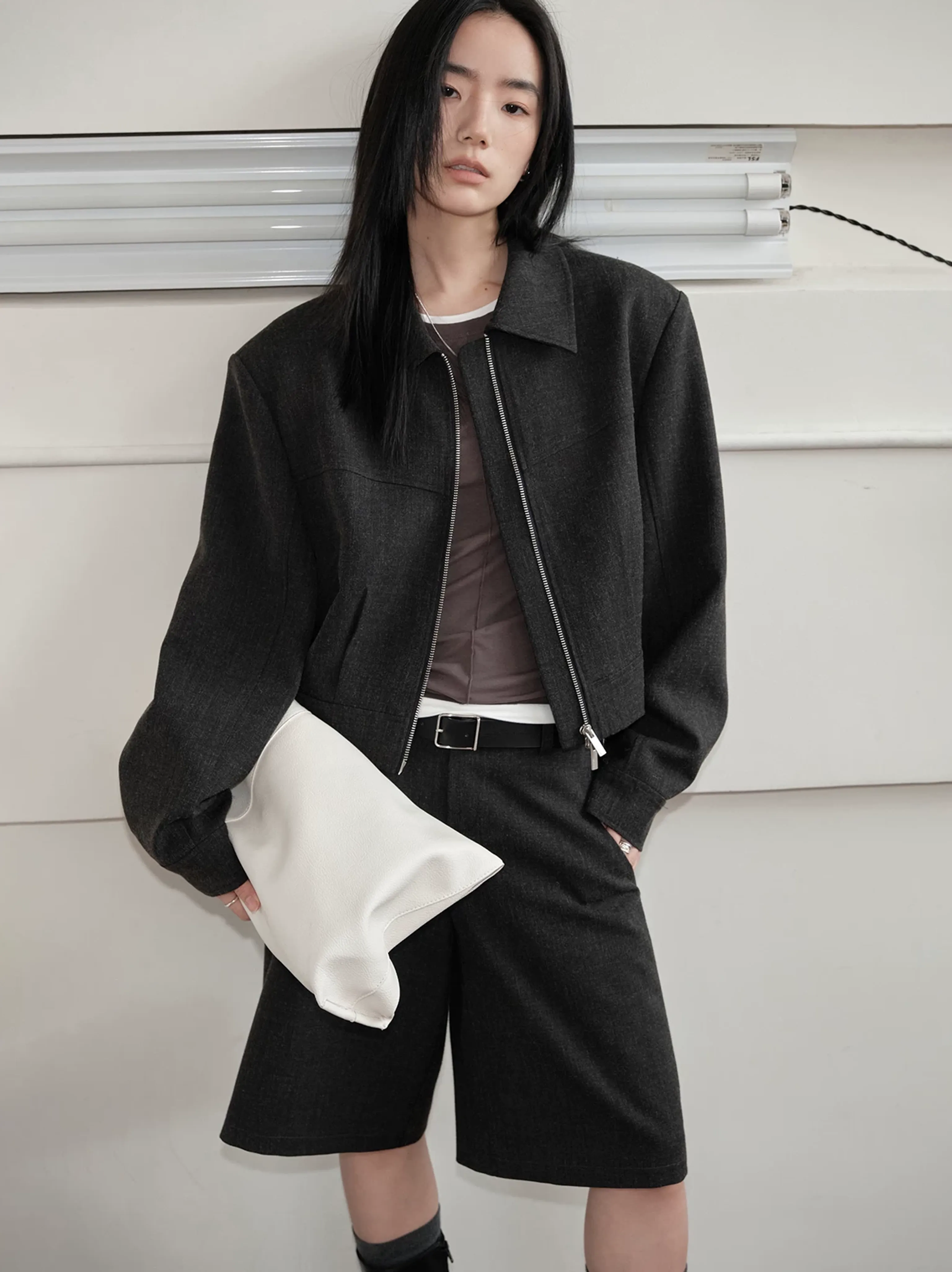 Contrast Trim Long Sleeve Shirt - Image 2