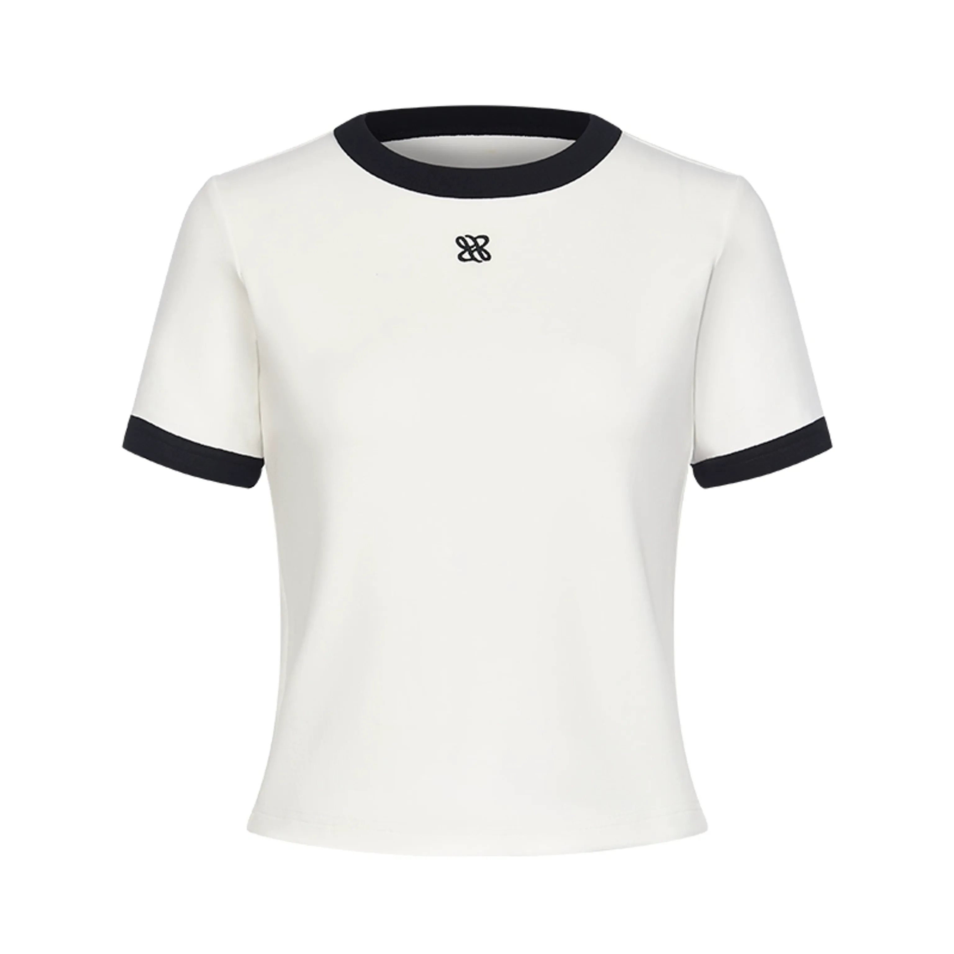 Contrast-Trim Tee and Shorts Set - Image 4