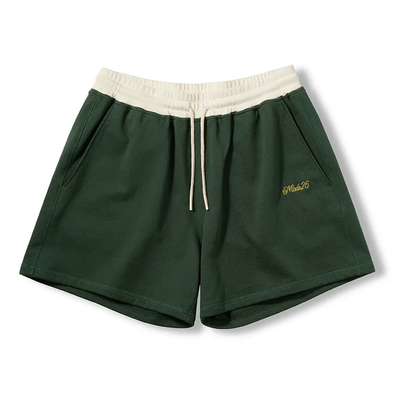 Contrast Waist Terry Shorts - Image 6