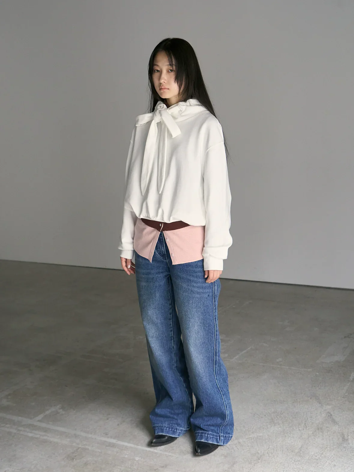 Contrast Wool-Blend Cardigan - Image 3