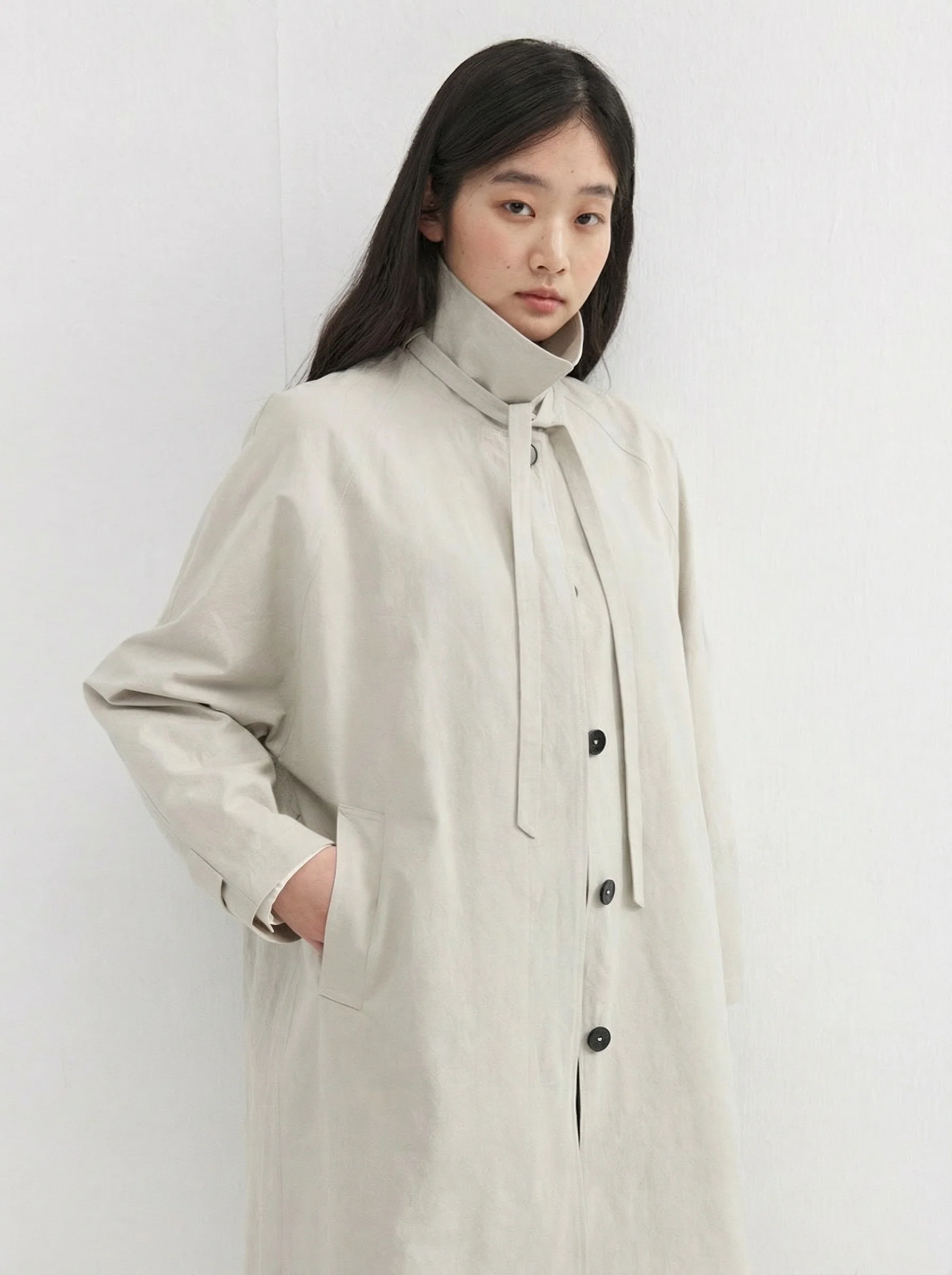 Convertible Collar Coat - Image 3