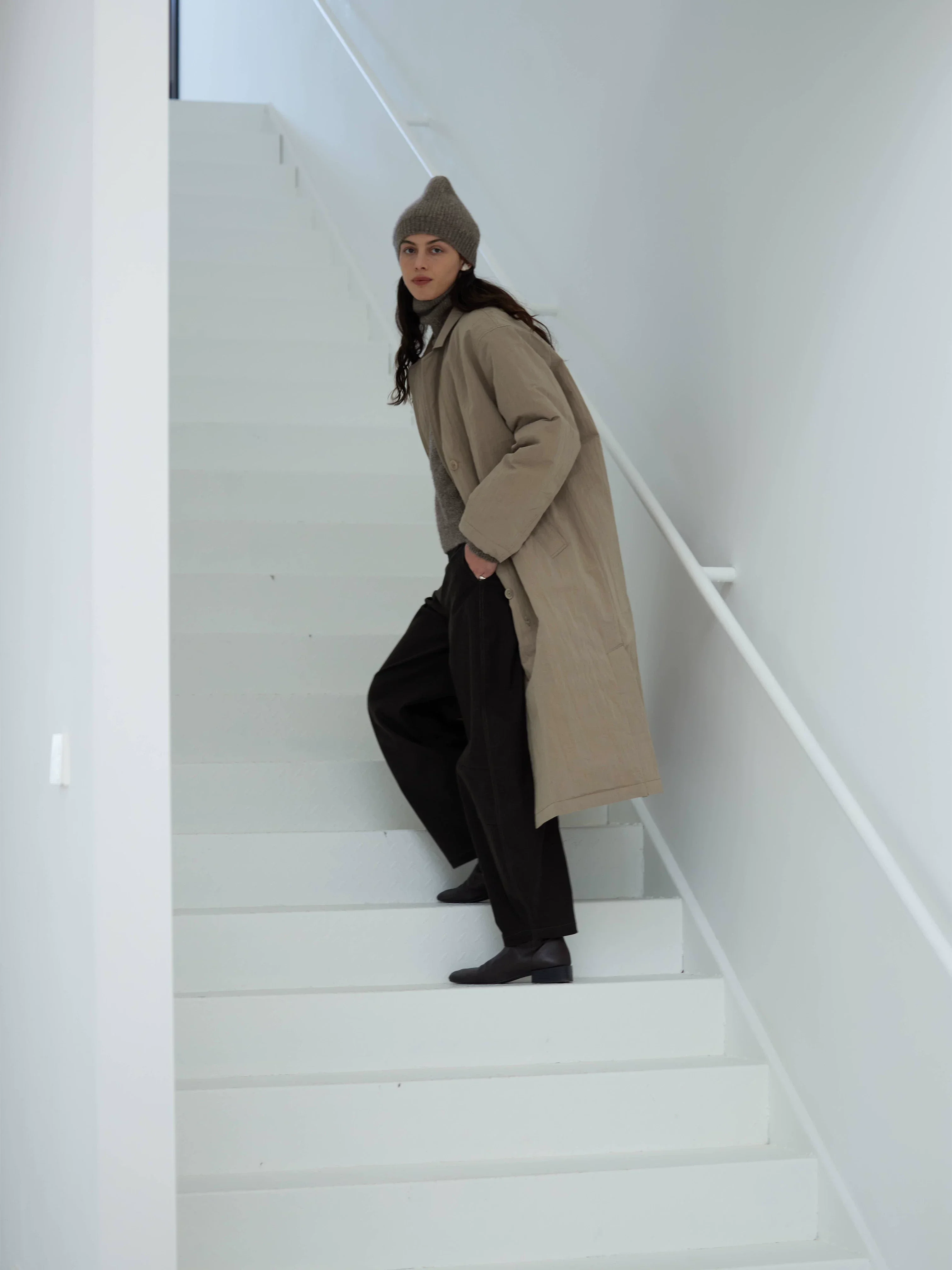 Convertible Down Trench Coat - Image 2