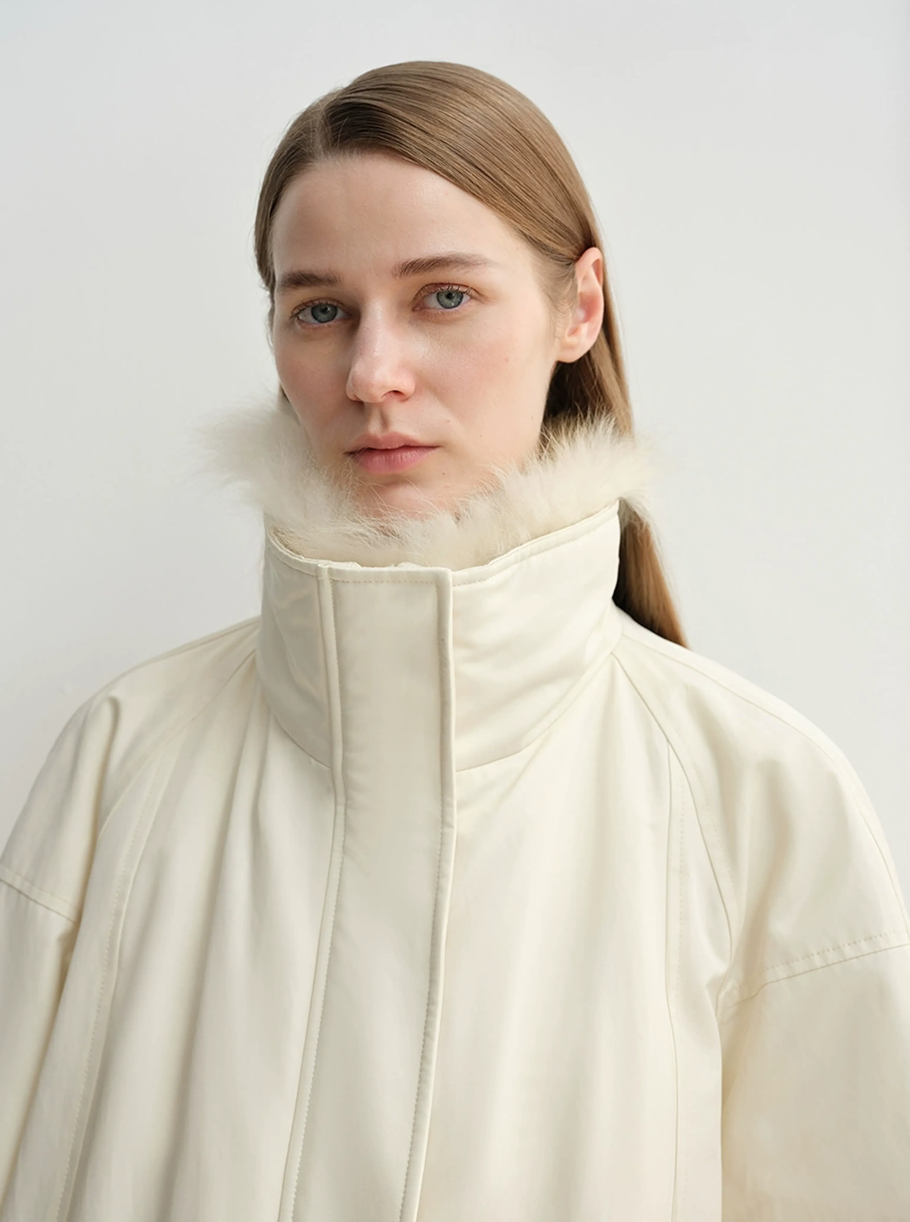 Convertible Fox Fur Down Parka - Image 5