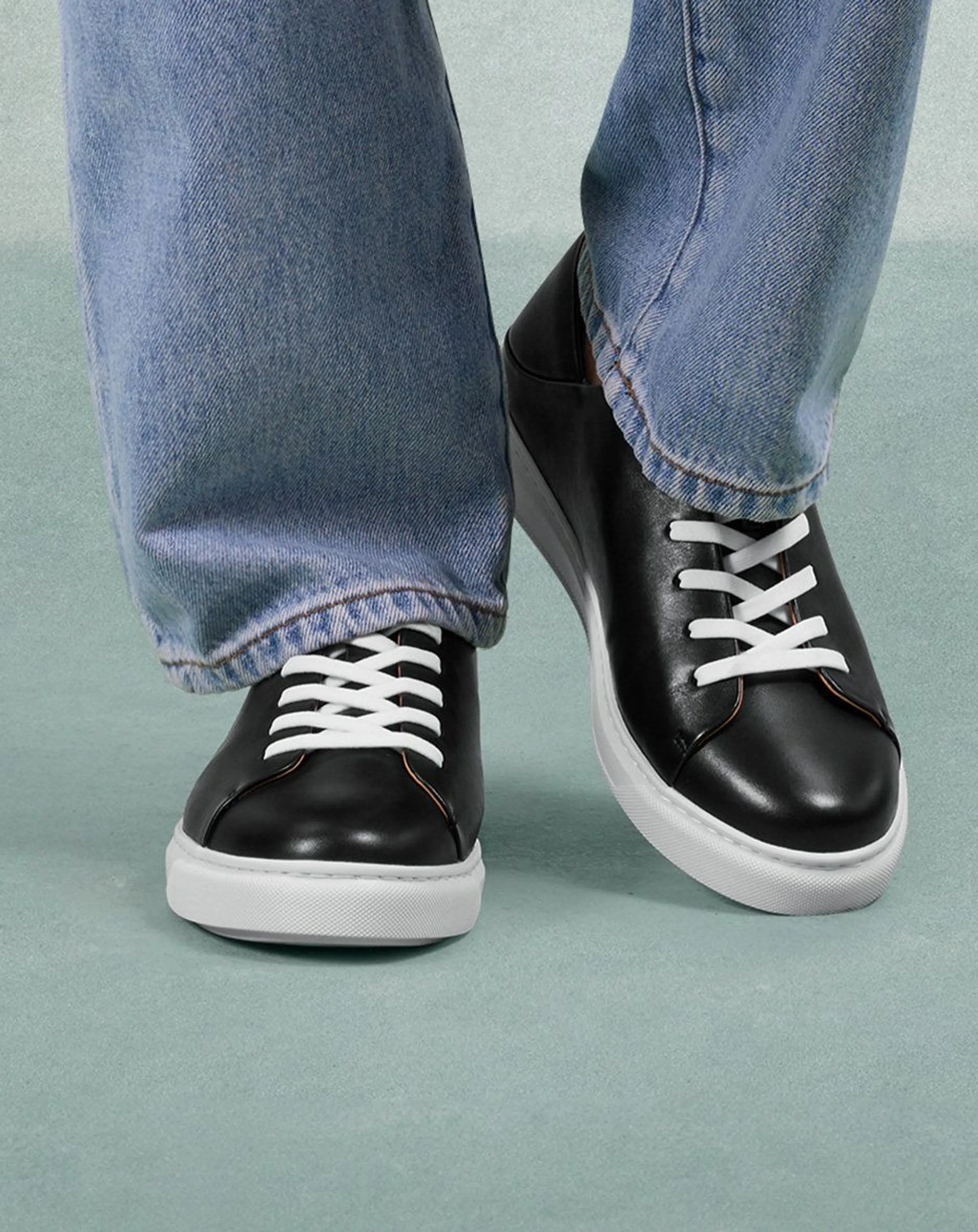 Convertible Heel Leather Sneaker - Image 3