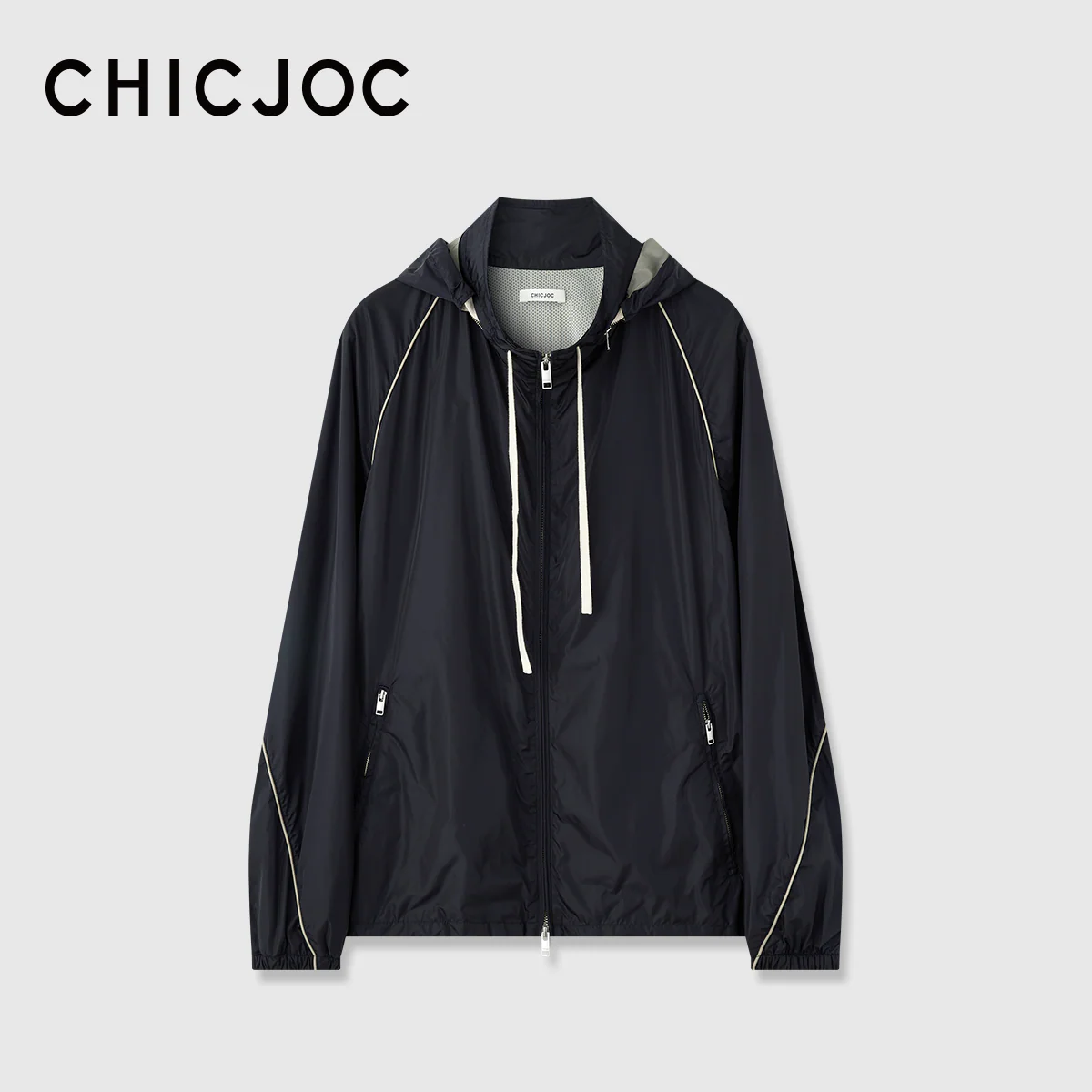 Convertible Nylon Windbreaker & Shorts Set - Image 7