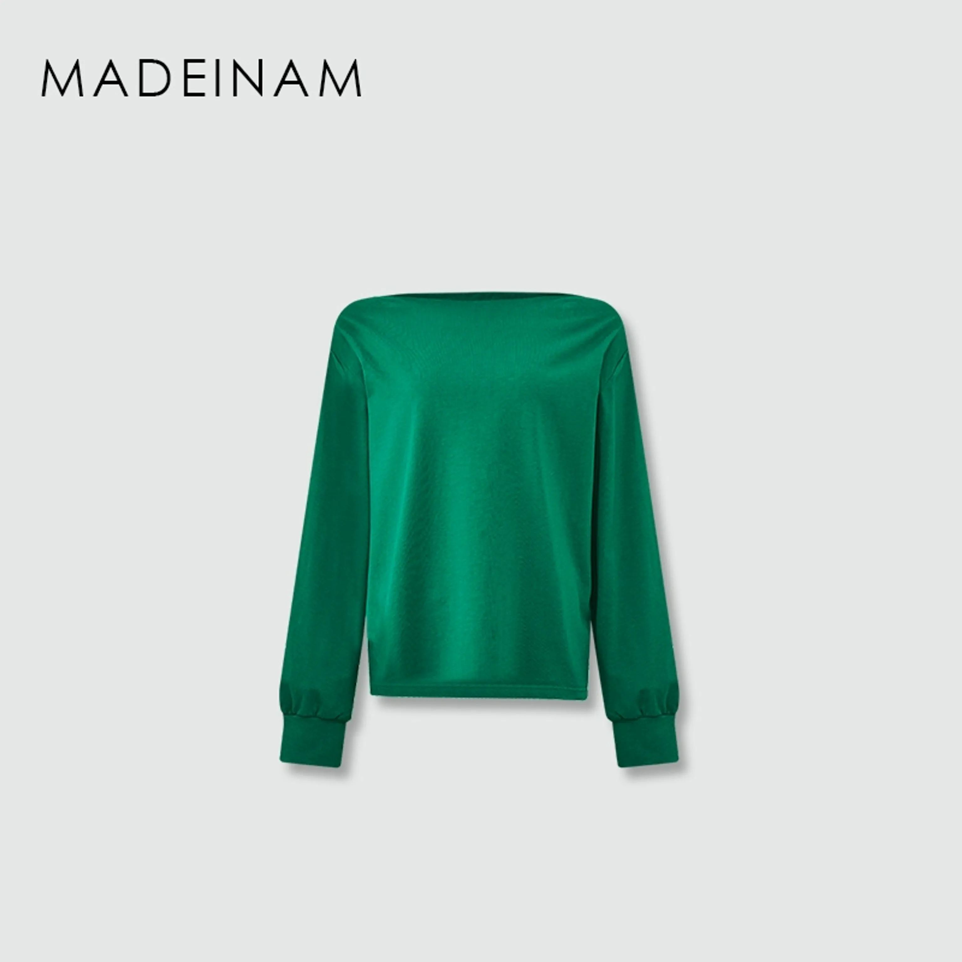 Convertible One-Shoulder Cotton Sweatshirt - Image 4