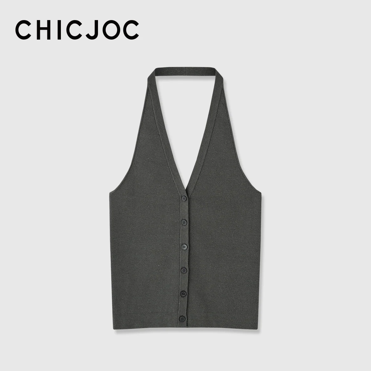 Convertible Silk-Cotton Halter Bandeau Top - Image 10