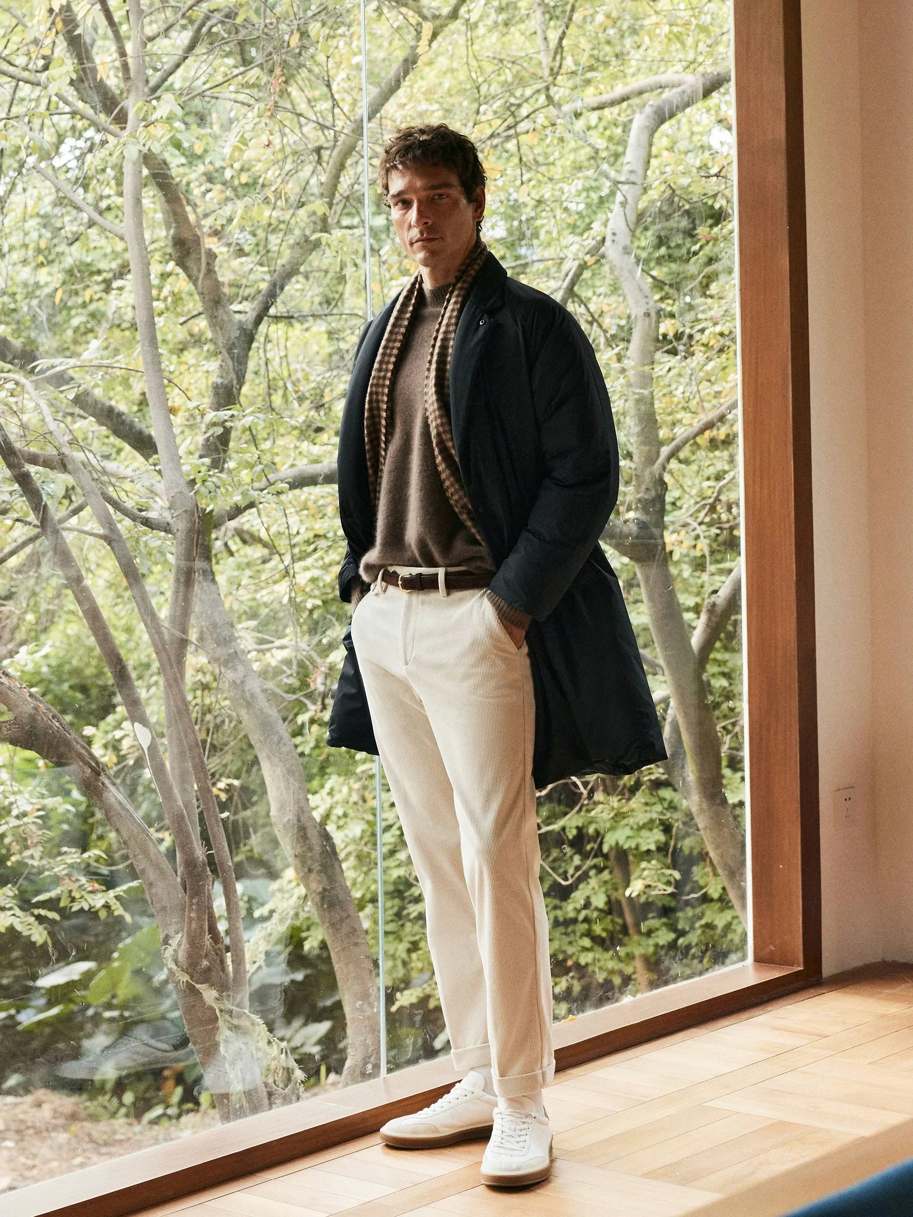 Convertible Stand-Collar Goose Down Coat - Image 2