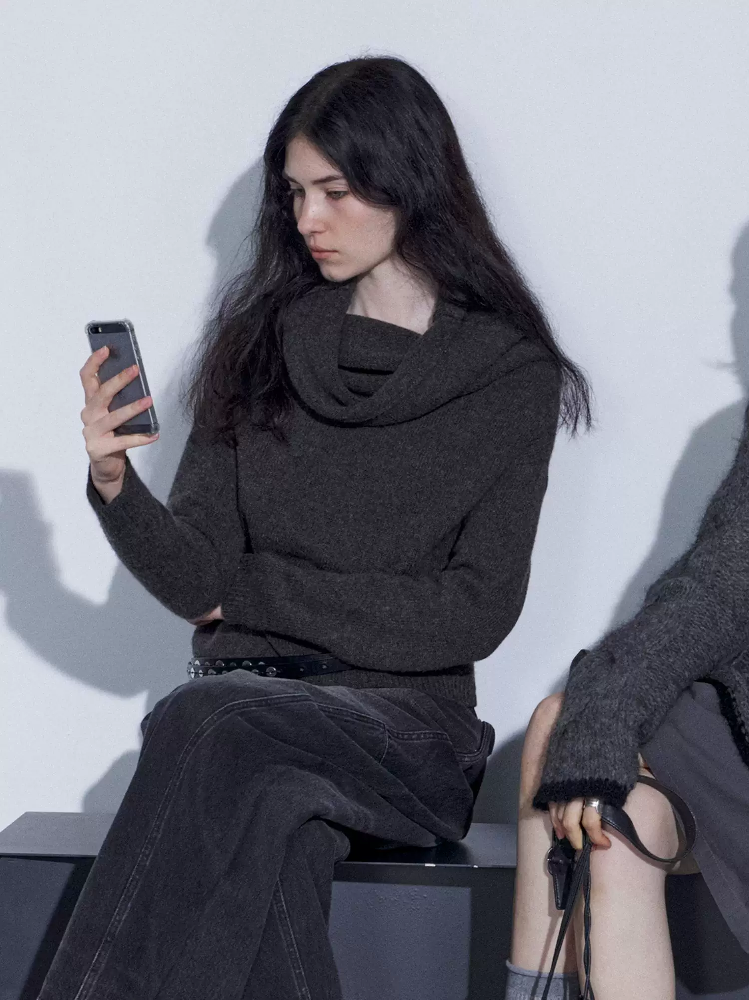 Convertible Yak Wool Cowl Sweater - Image 3