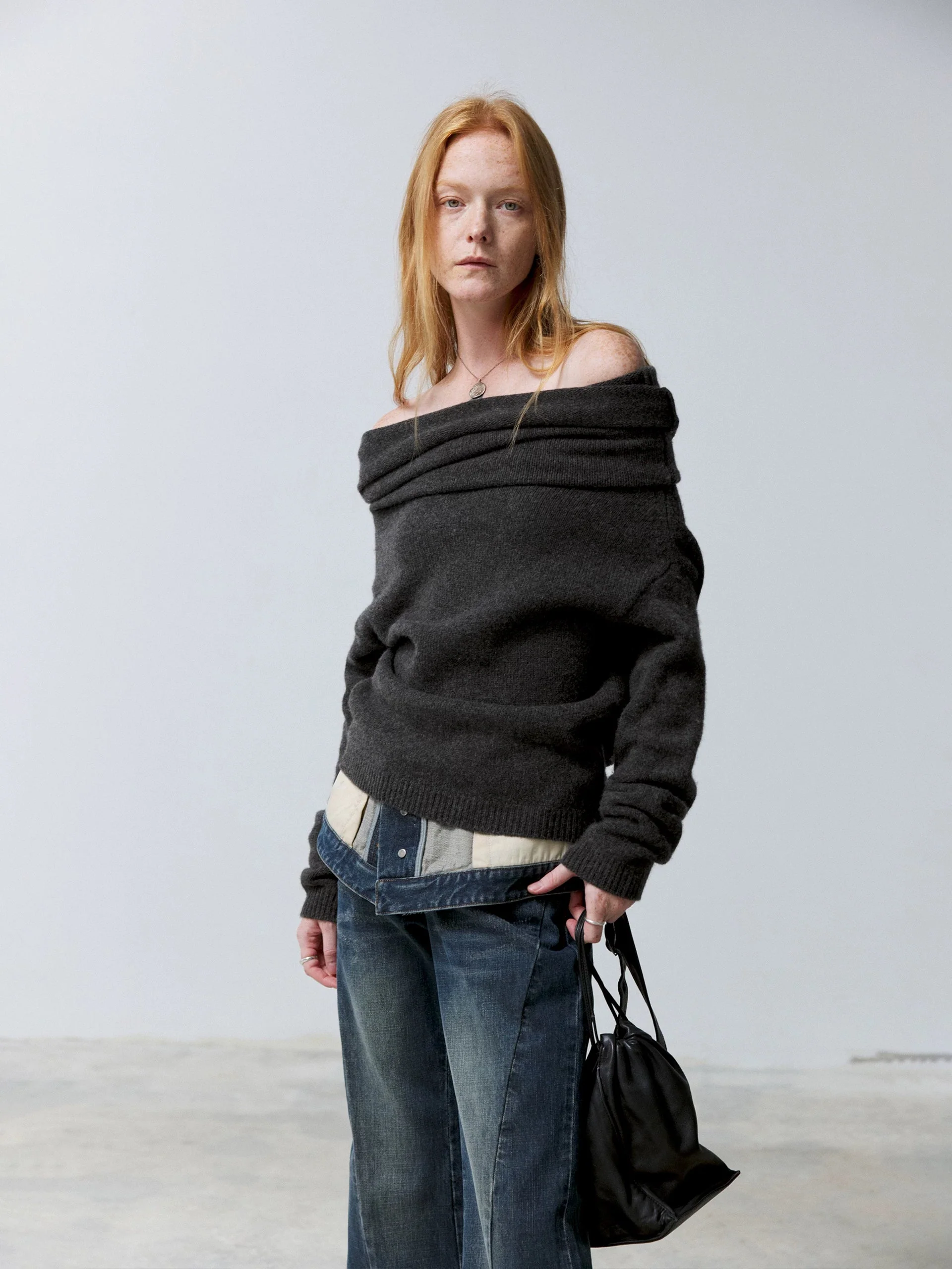 Convertible Yak Wool Cowl Sweater - Image 5