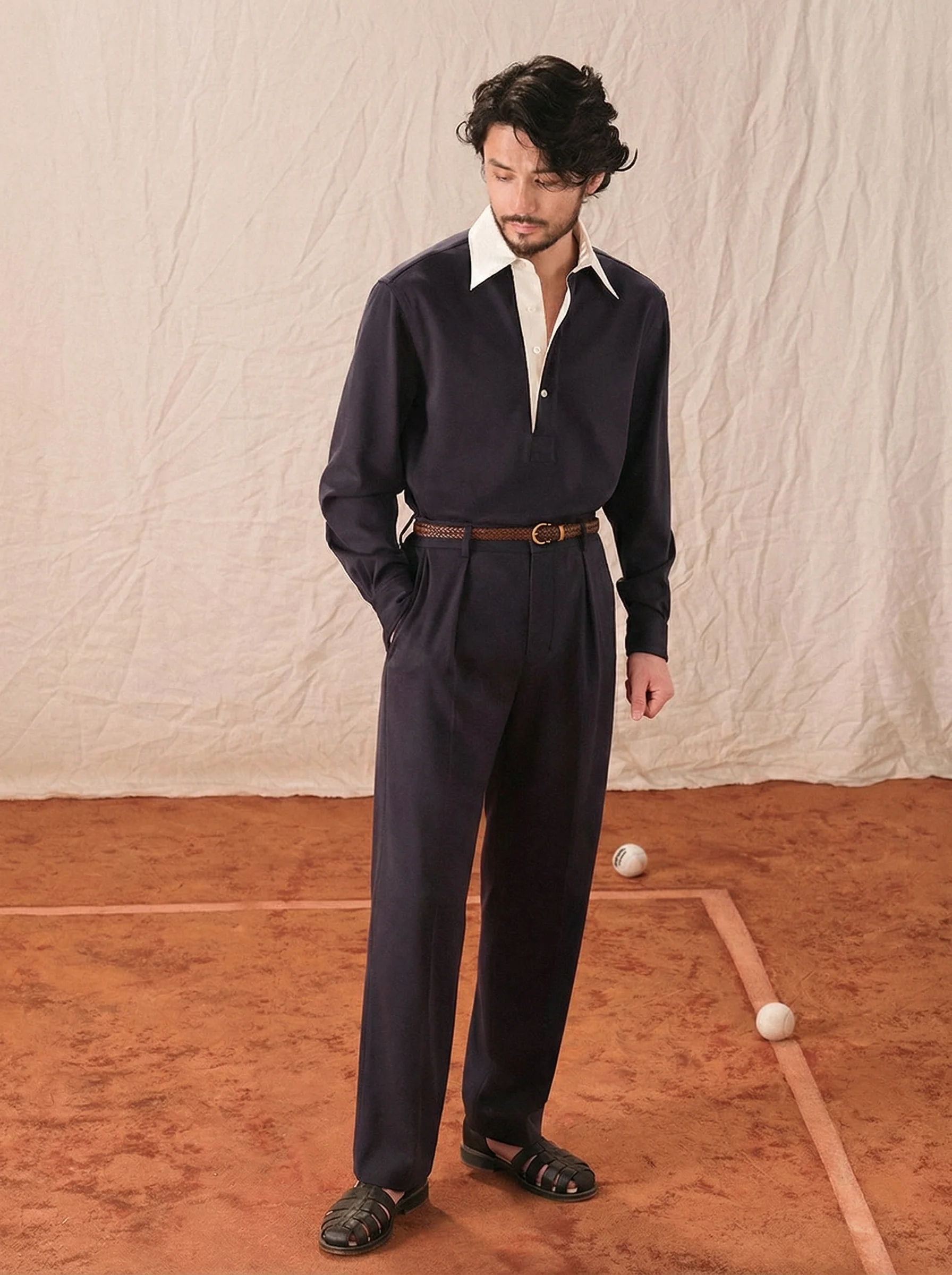 Cool-Touch Pima Single-Pleat Trousers - Image 5