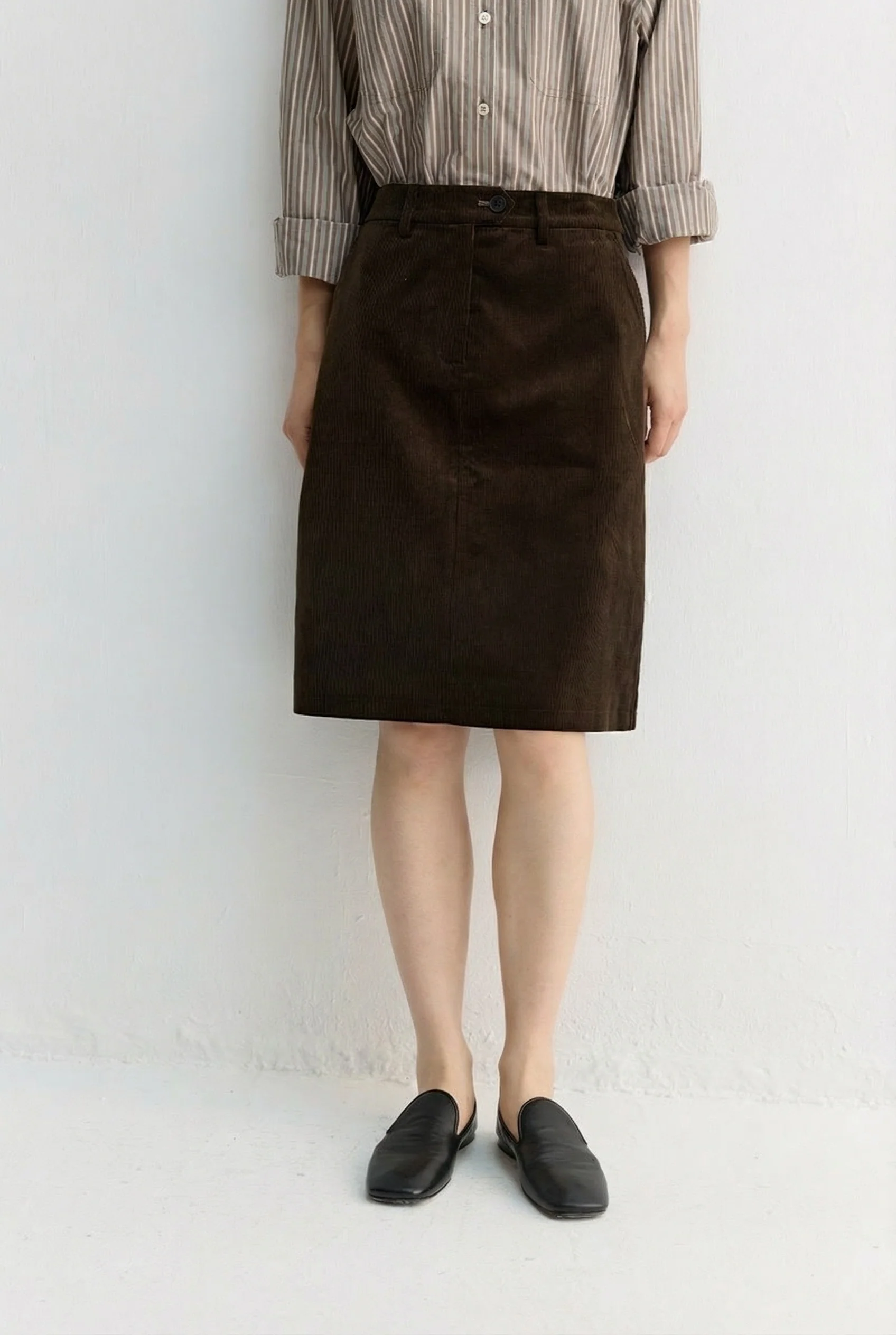 Corduroy A-Line Skirt - Image 2