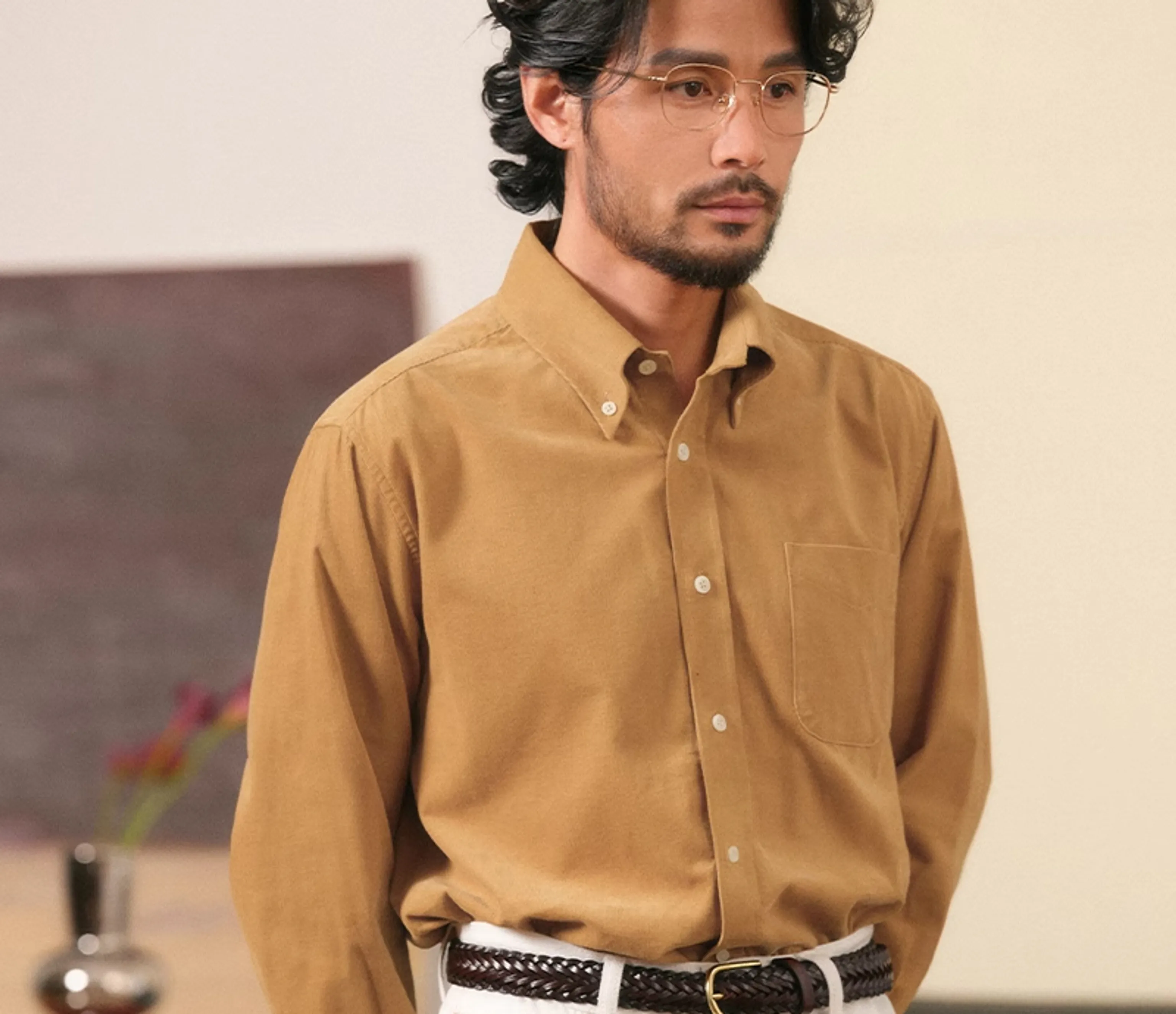 Corduroy Button-Up Shirt - Image 6