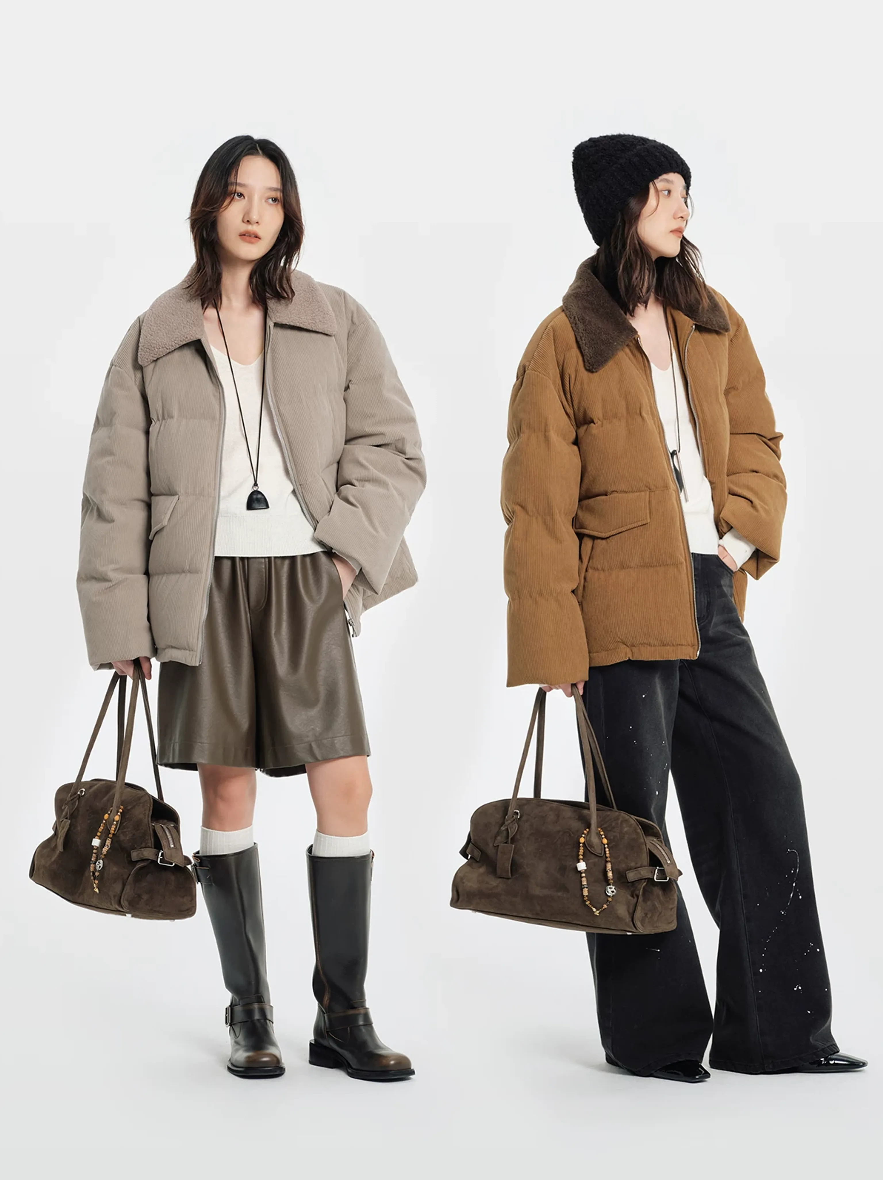 Corduroy Puffer Jacket - Image 5