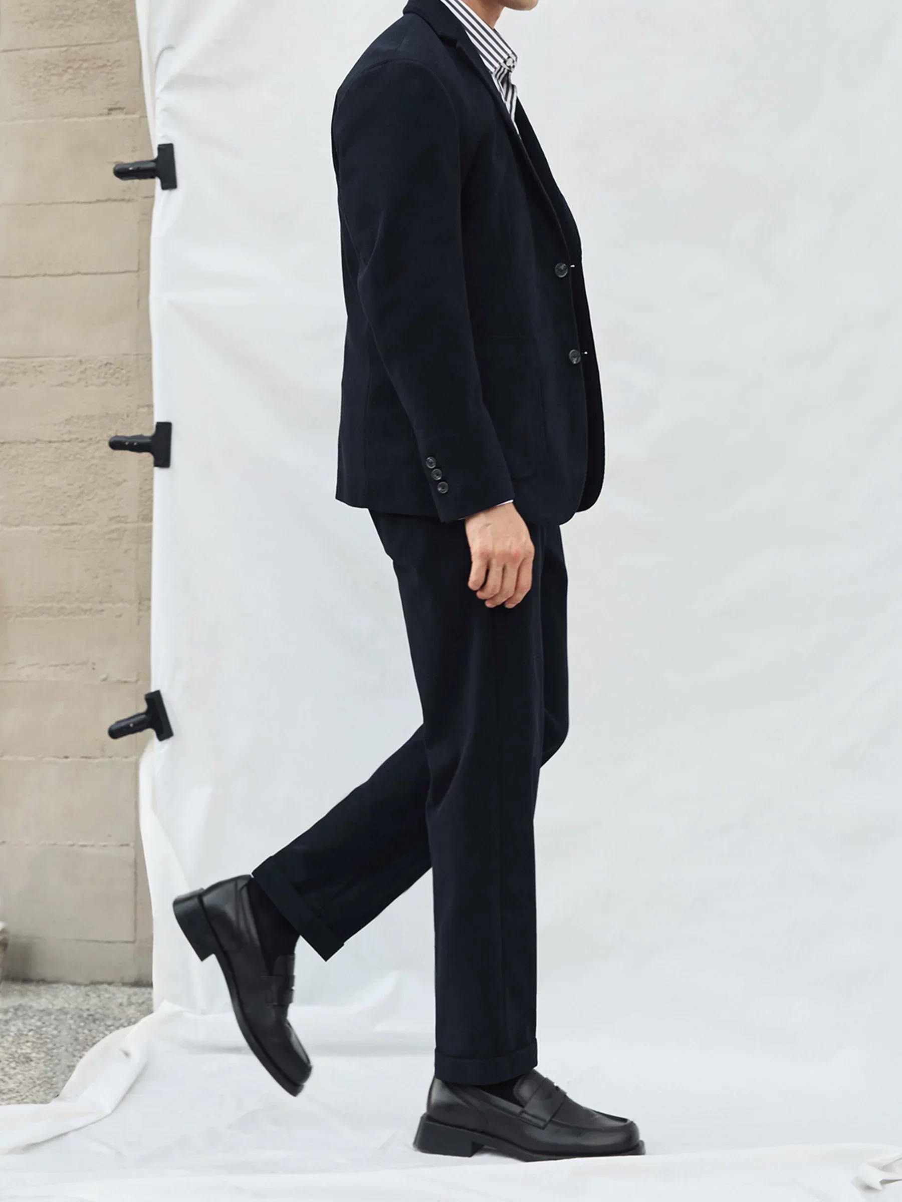 Corduroy Two-Button Blazer - Image 2