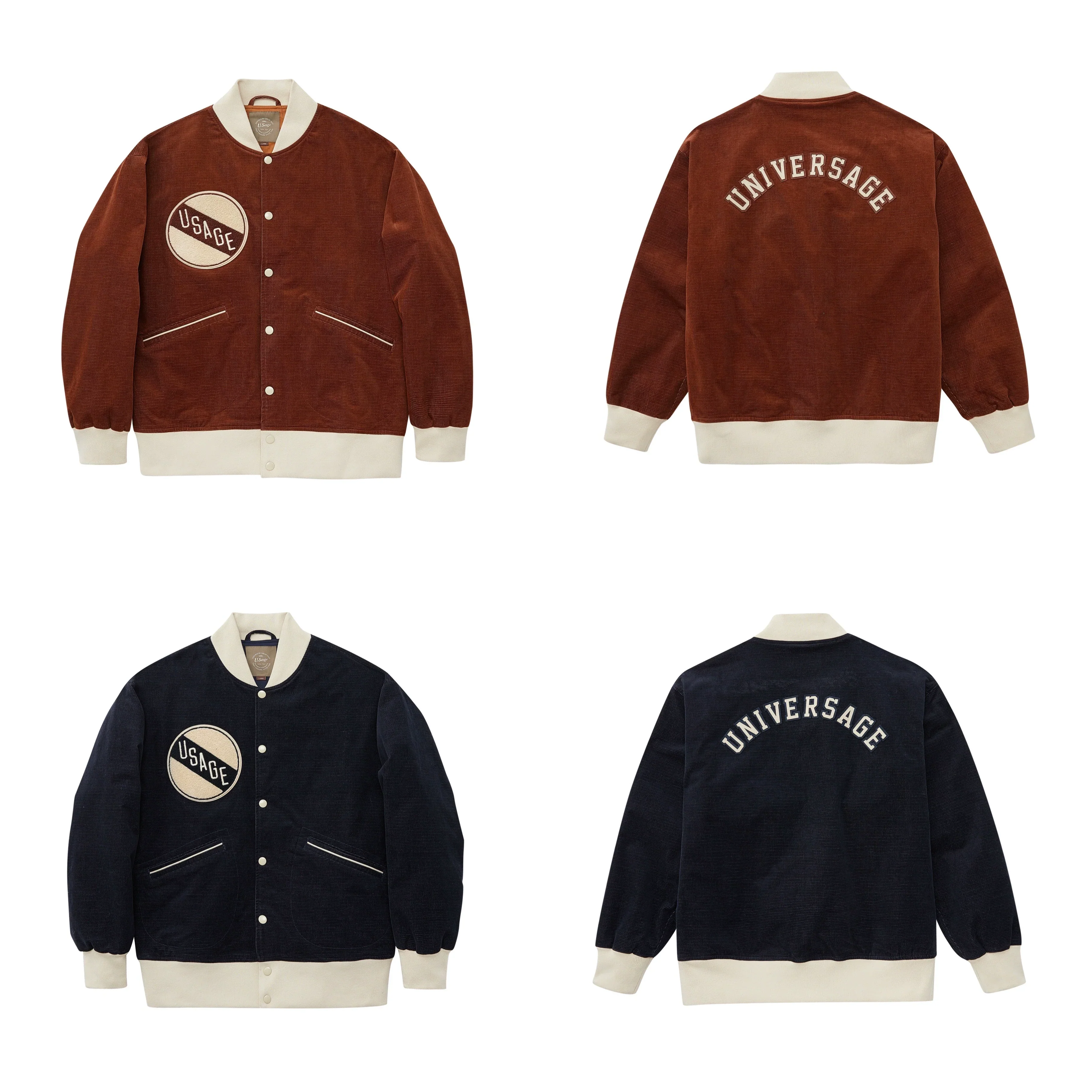 Corduroy Varsity Jacket - Image 4