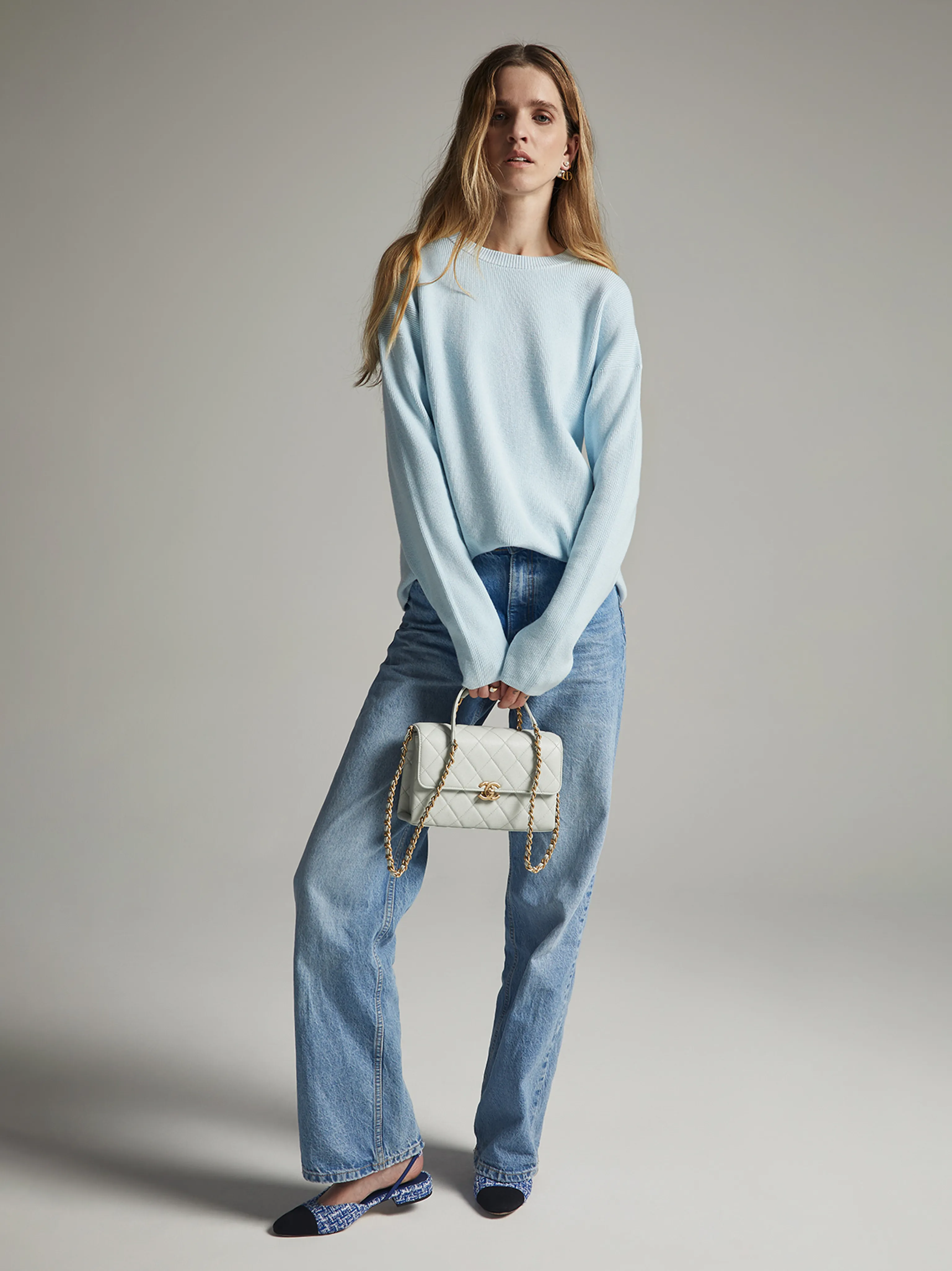 Cotton Cashmere Crewneck Sweater - Image 7