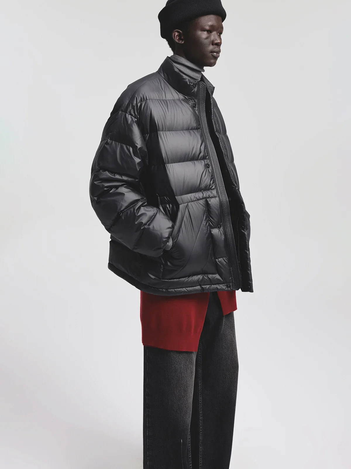 Cotton-Feel Waterproof Down Jacket - Image 2